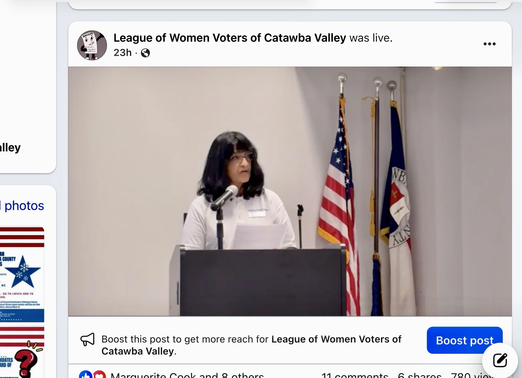 including those watching online.