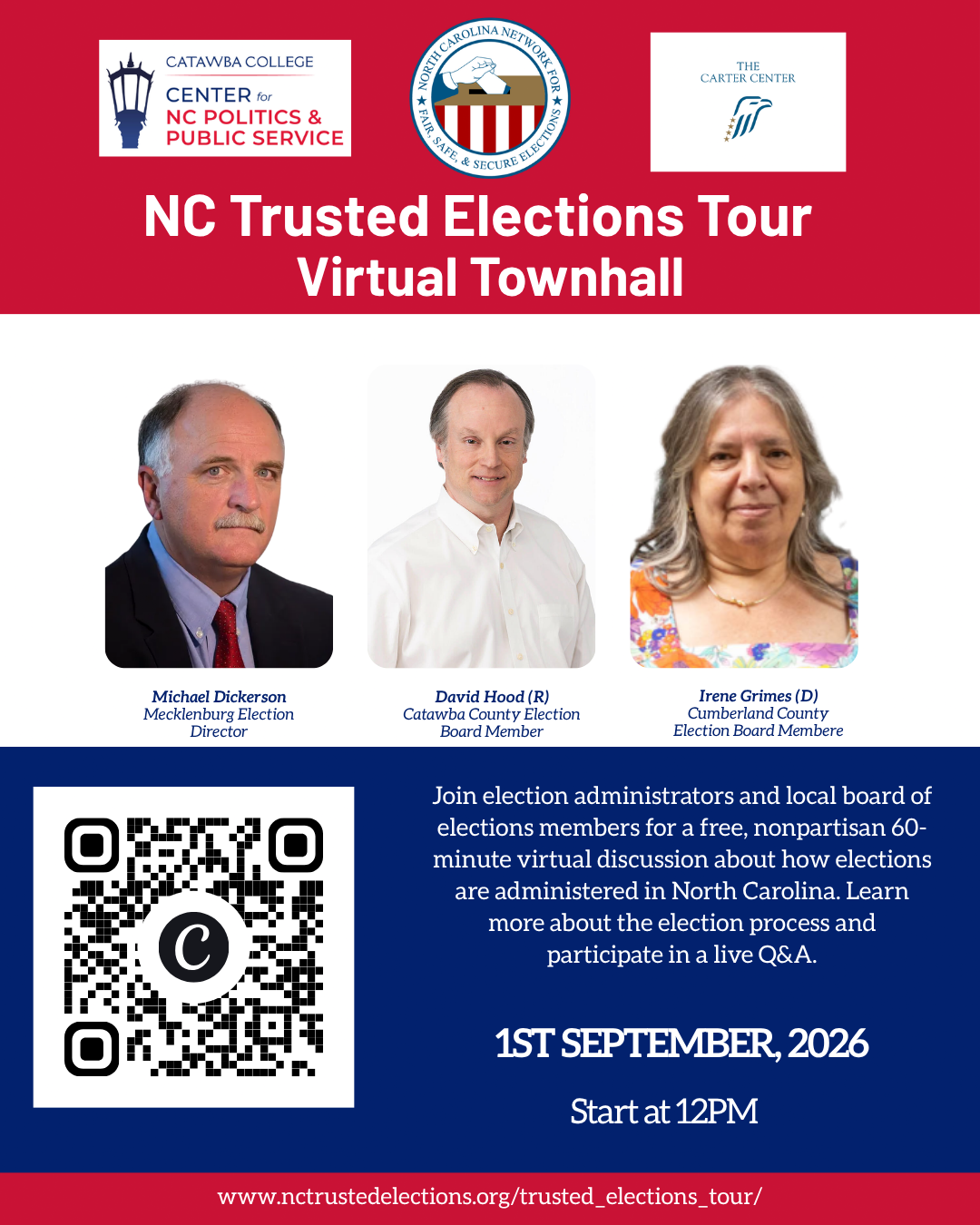 NC Trusted Elections Tour: Online Town Hall 