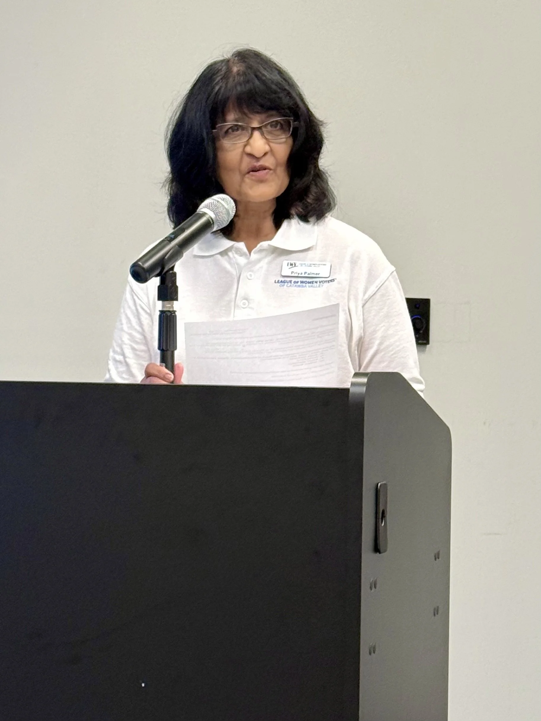 Priya Palmer, LWVCV President