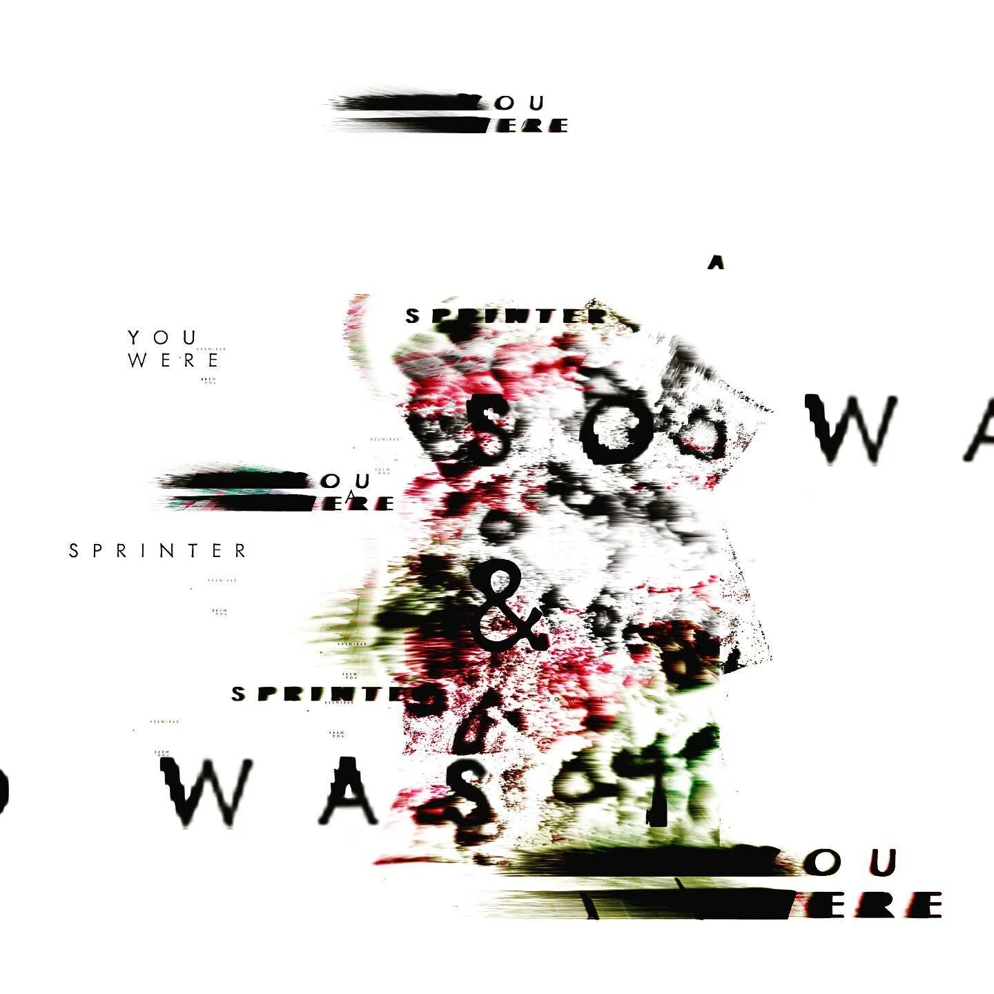 you were a sprinter and so was I. [98/100] 

#typography #graphicdesign #storytelling #8wordstory #8wordstorychallenge #design8words #storytellingart #100daychallenge #100dayproject #experimentaltypography #experimentaldesign