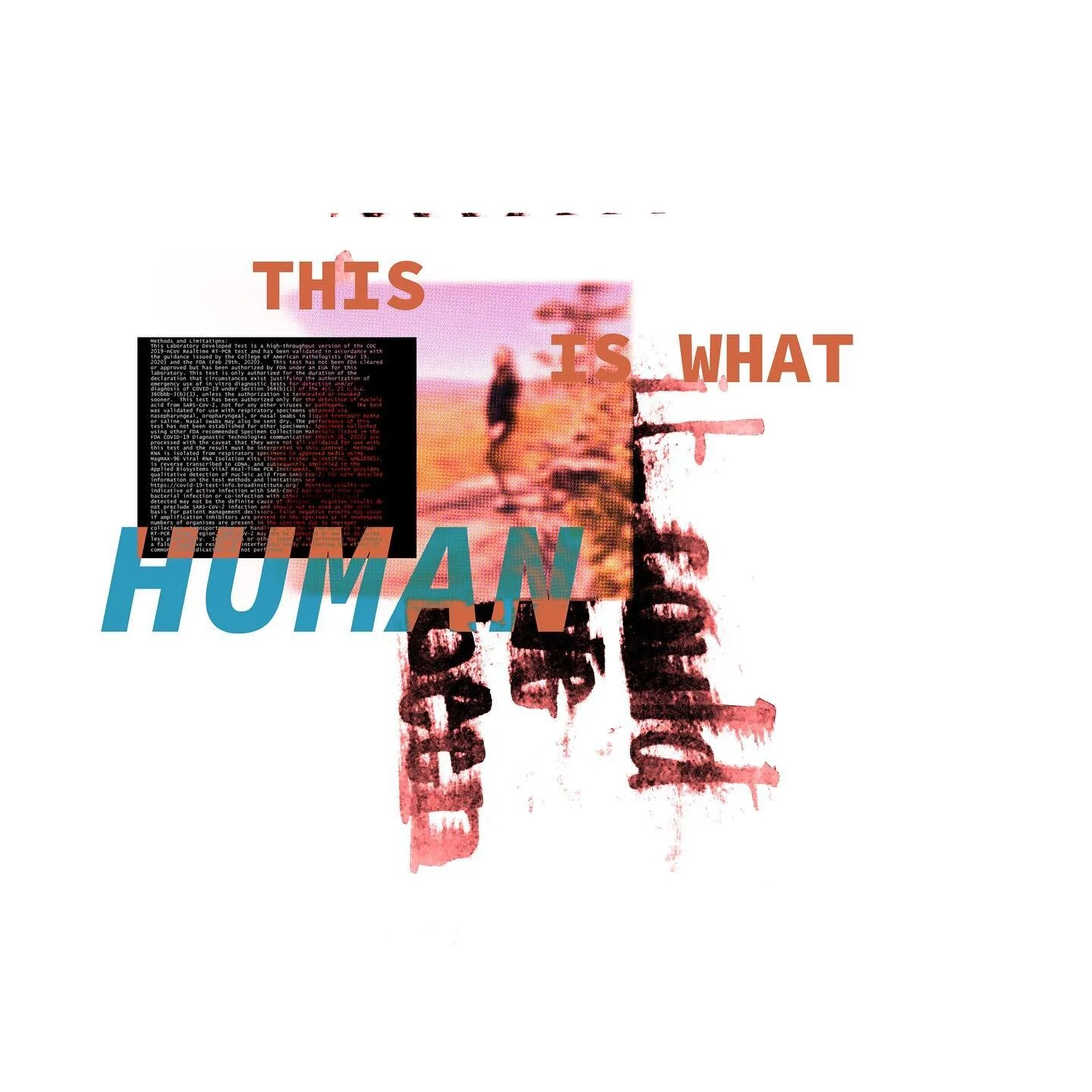 This is what it means to be human [95/100] 

#typography #graphicdesign #storytelling #8wordstory #8wordstorychallenge #design8words #storytellingart #100daychallenge #100dayproject #experimentaltypography #experimentaldesign