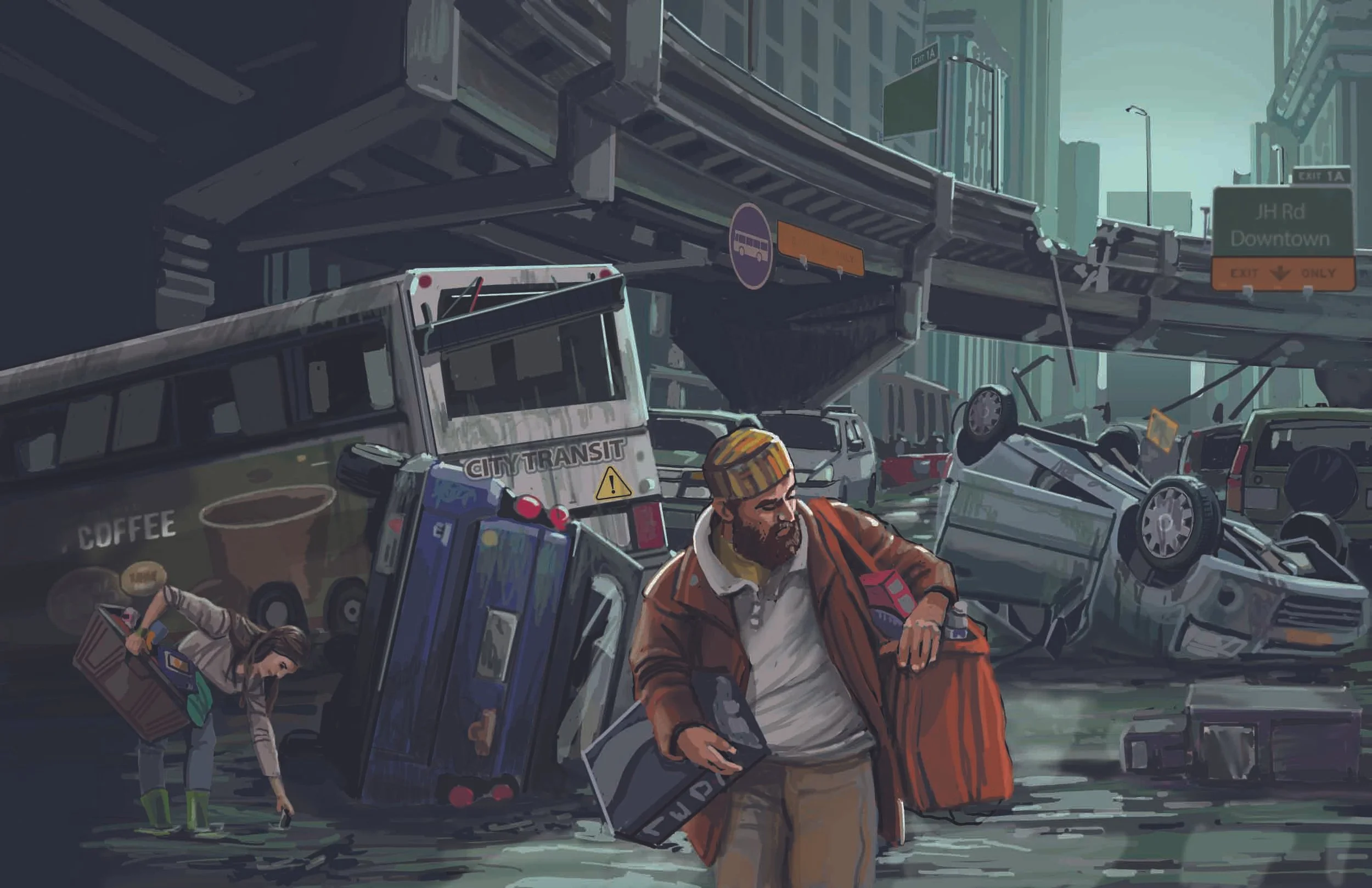 The Expanse flooded City