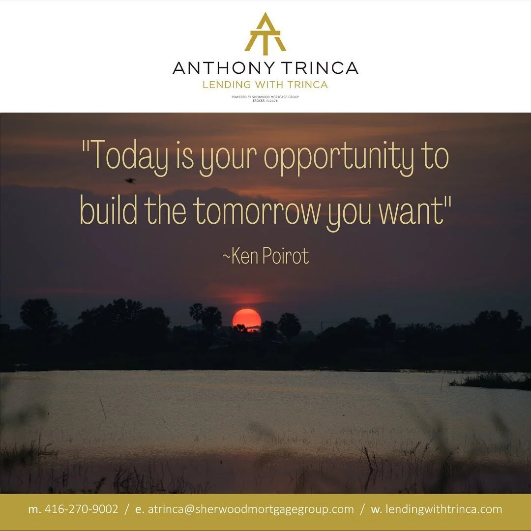 Let&rsquo;s start putting the pieces together!
.
.
.
Anthony Trinca
Mortgage Agent
Sherwood Mortgage Group #12176
416-270-9002
Atrinca@sherwoodmortgagegroup.com

#sherwoodmortgagegroup #mortgageagent #realtors #bankers #selfemployed #lendingwithtrinc