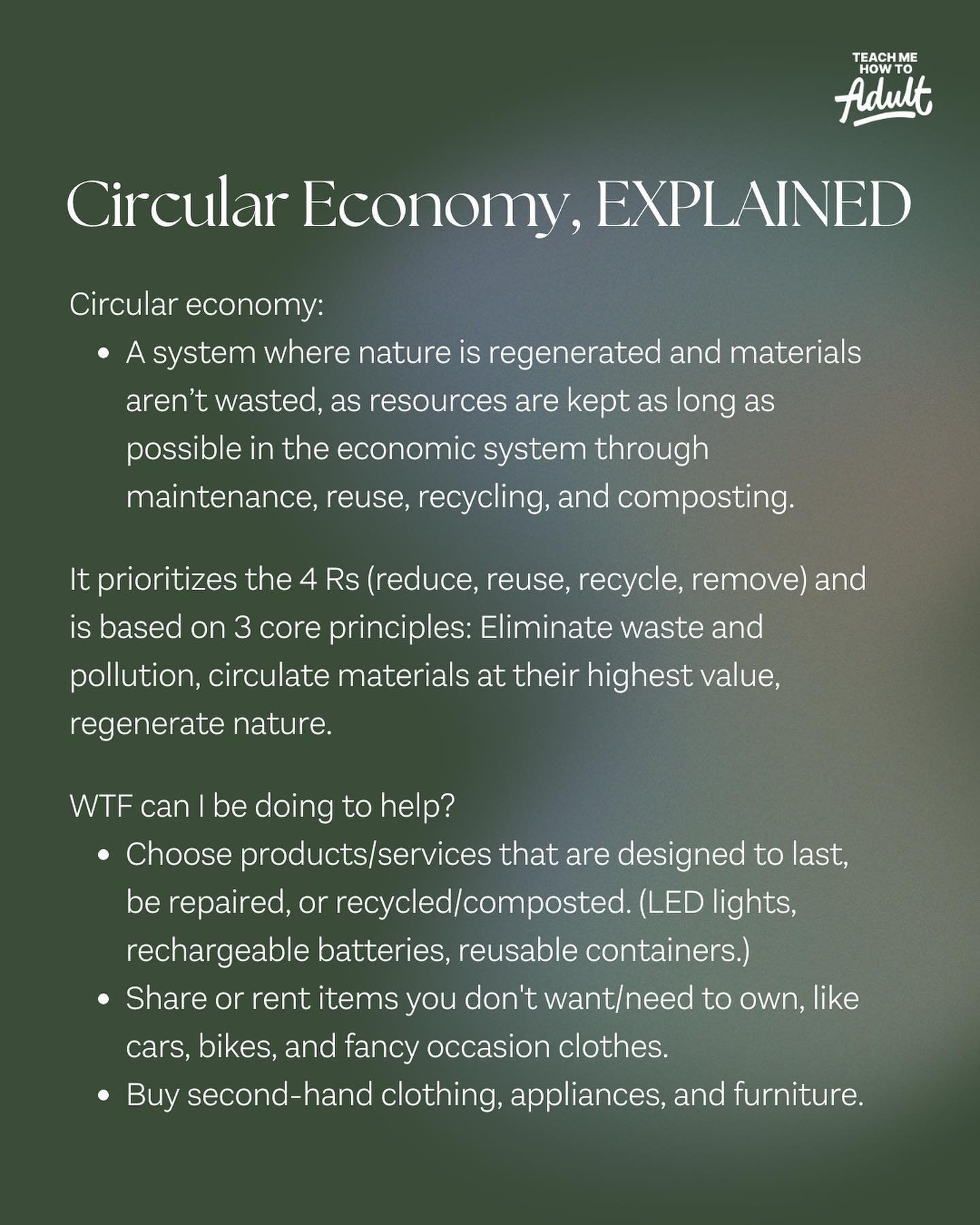If you&rsquo;ve heard talk of circular economy in sustainability, but you aren&rsquo;t sure what it&rsquo;s all about, you&rsquo;ve come to the right place. For this Earth Day edition of #explained, we&rsquo;re breaking down how moving towards a #cir