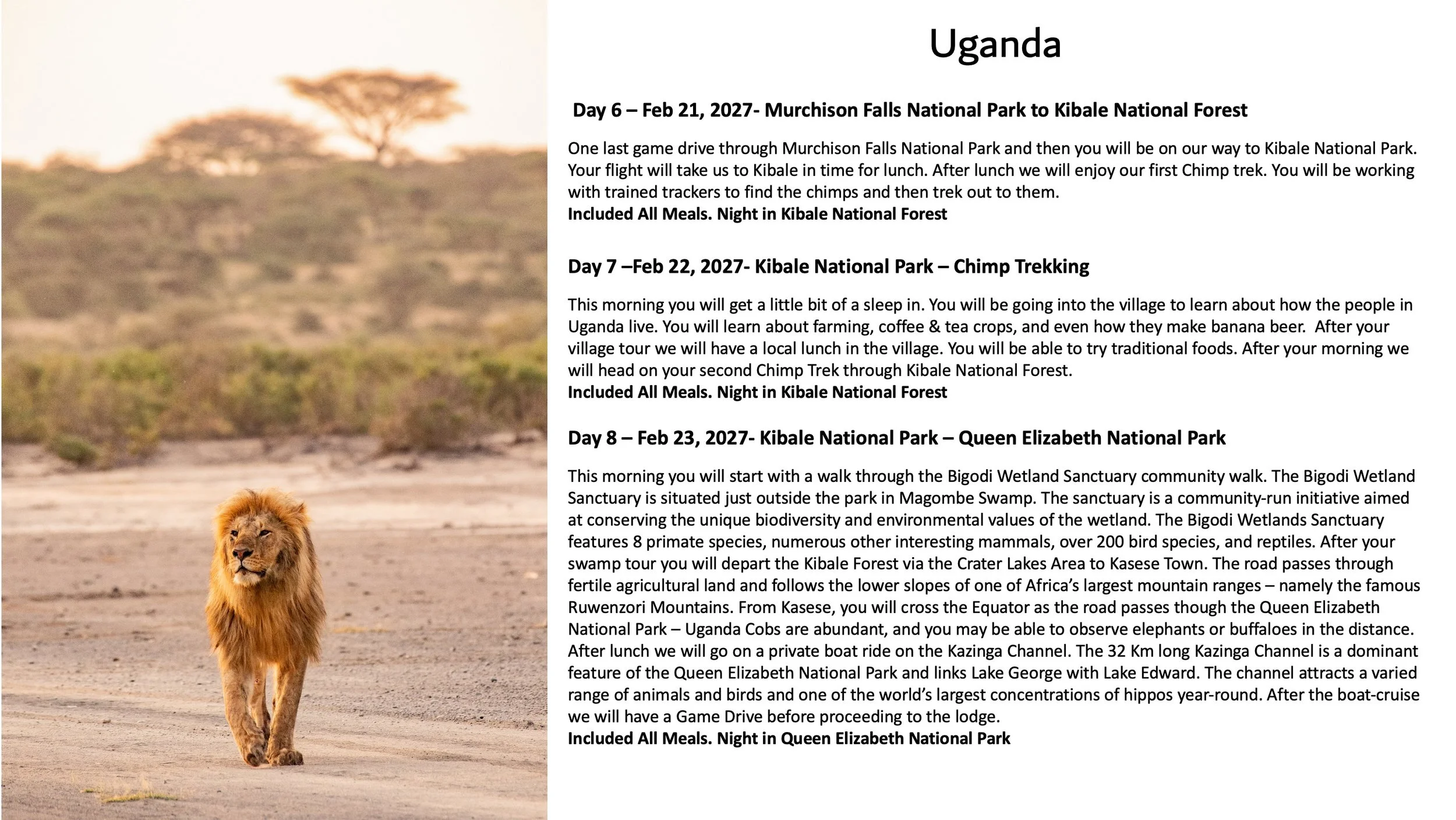 Uganda Gorilla US Group Tours - RW Safaris 