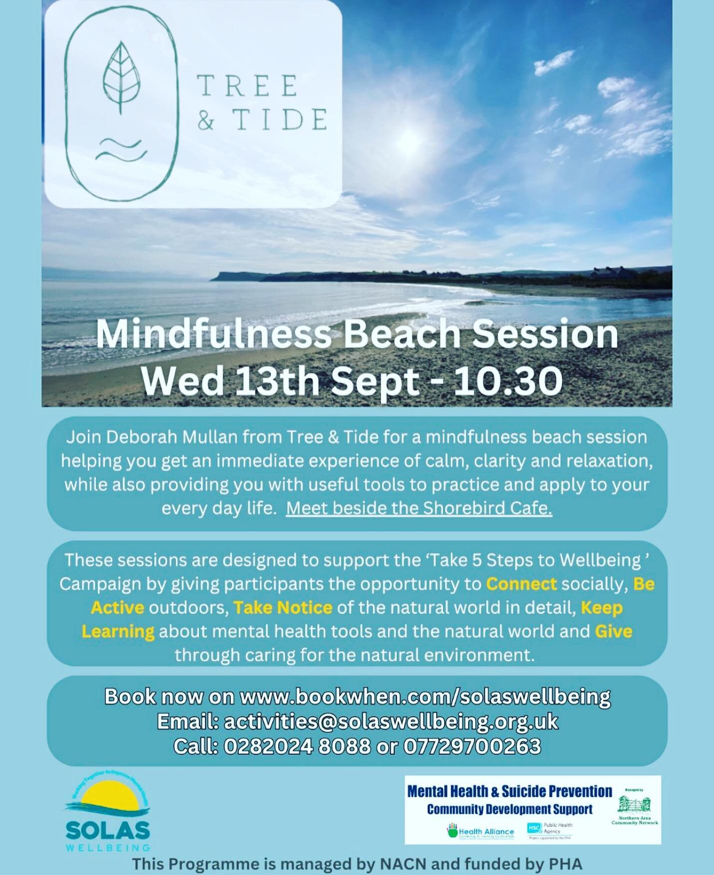 Delighted to be delivering this Outdoor session for @solaswellbeingballycastle tomorrow. Come and join us if you are free!
Booking info above.
#ballycastle #northcoast #getoutdoors #nature #naturemedicine #naturalmindfulness #wellbeing