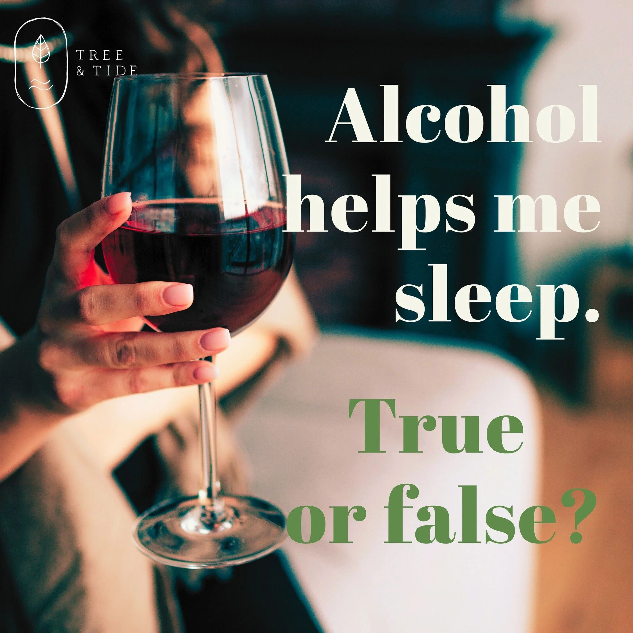 Alcohol may be having a bigger impact than we realise on our sleep.

One study found more than 2 drinks for men and 1 drink for women in the evening can decrease sleep quality by up to 39.2%.

If we want to drink and sleep well, timing is everything.