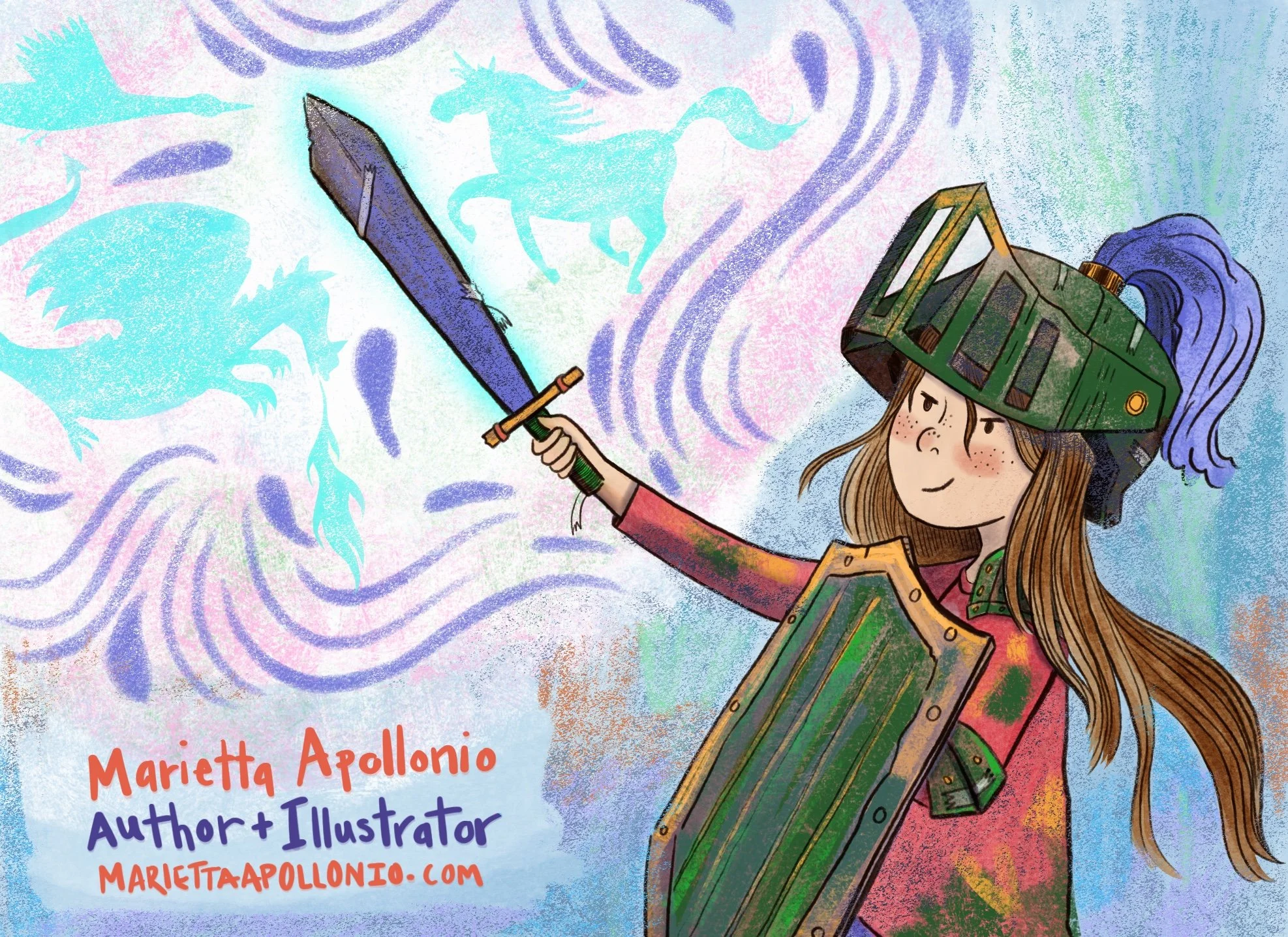 KidLitArtPostcard_May2026_MariettaApollonio_ThereBeDragons!.jpg