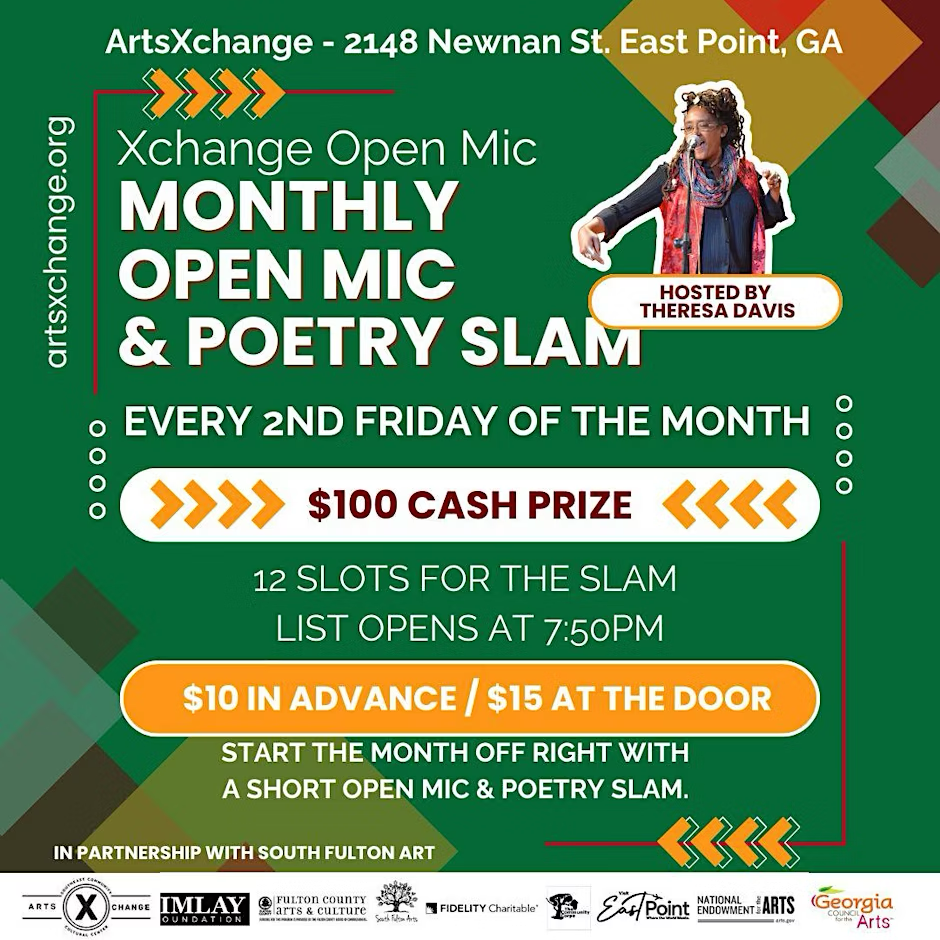 ArtsXchange Open Mic & Poetry Slam