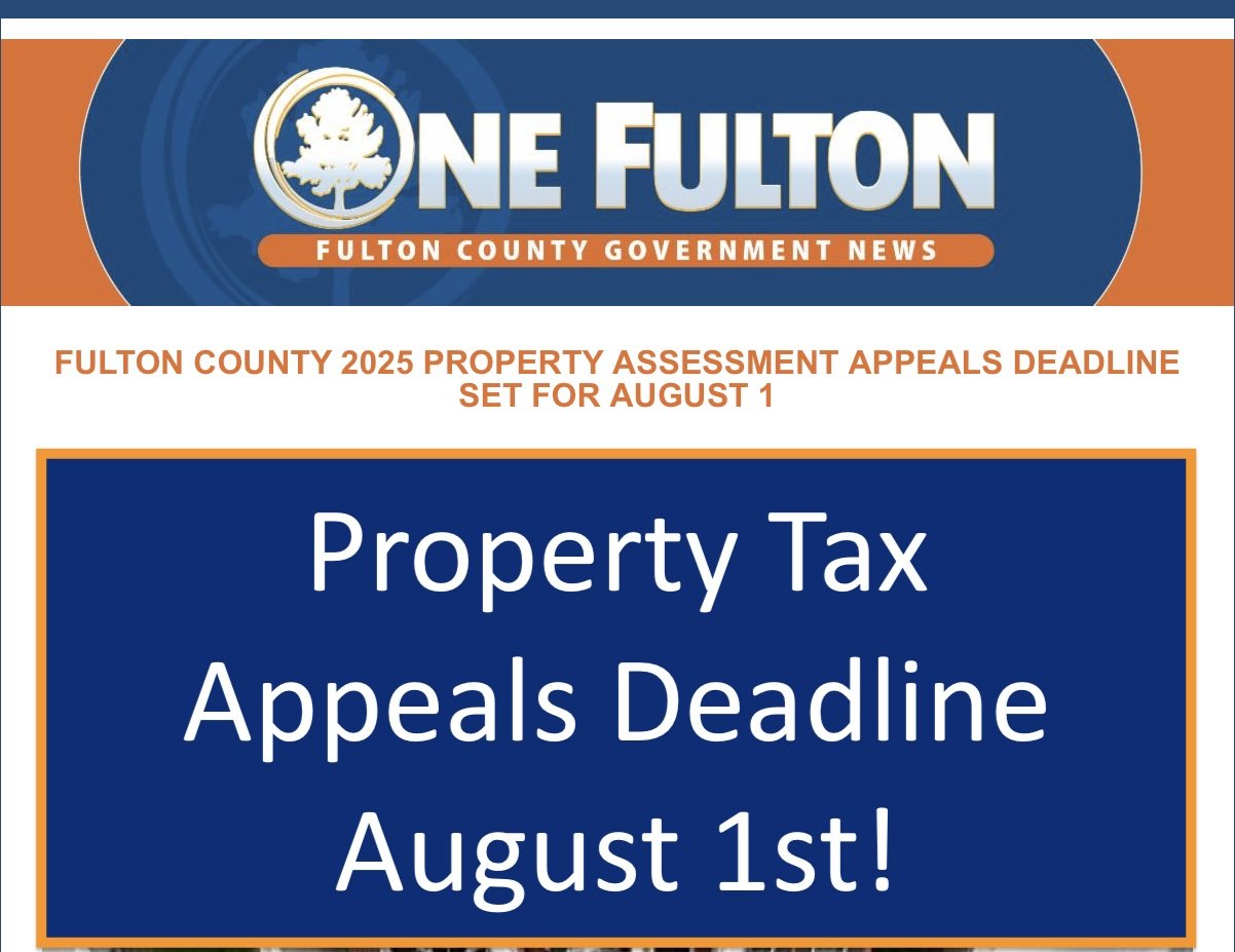 Deadline for Appealing Property Tax Assessment