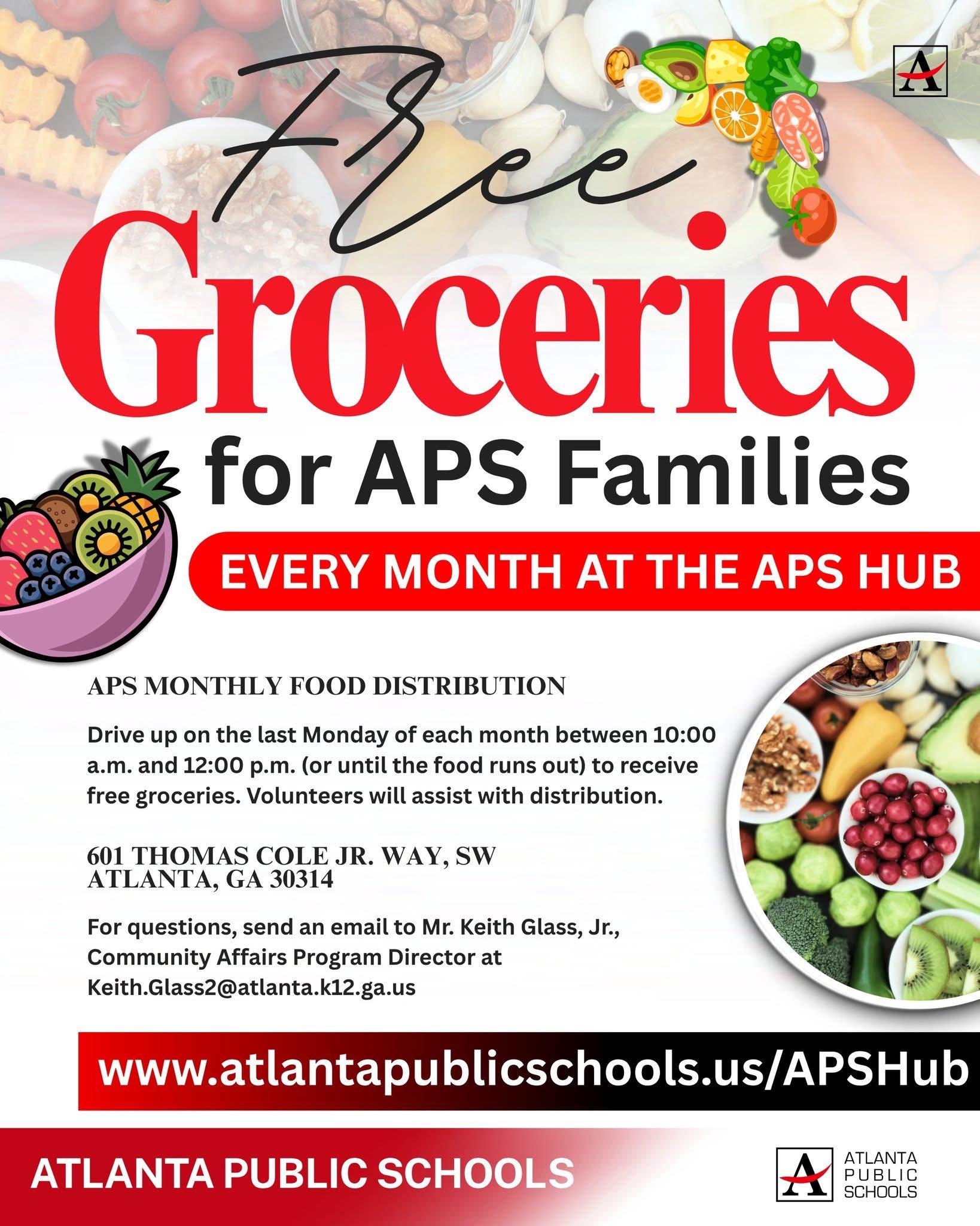 Free Groceries for APS Families
