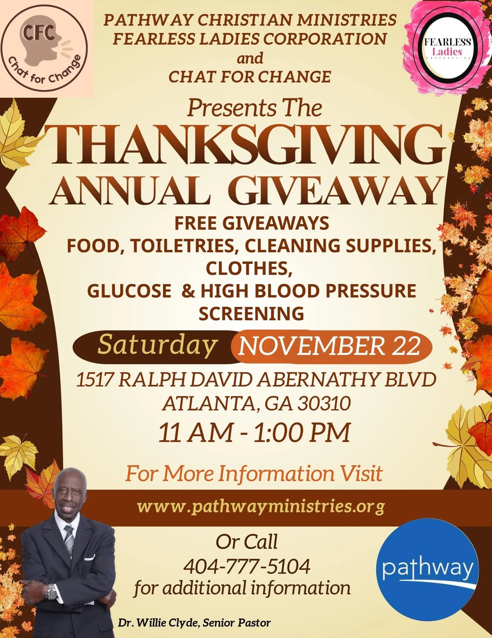 Pathway Thanksgiving Annual Giveaway
