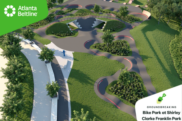 Bike Park at Shirley Franklin Park Groundbreaking