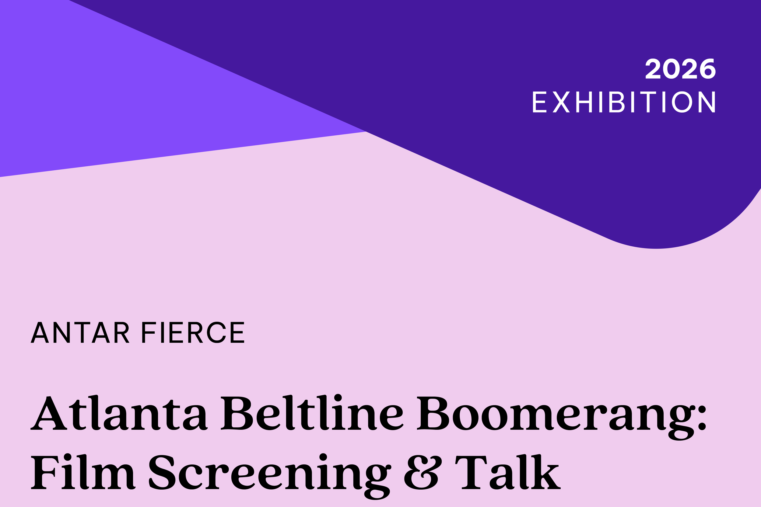 Atlanta Beltline Boomerang : Film Screening & Talk