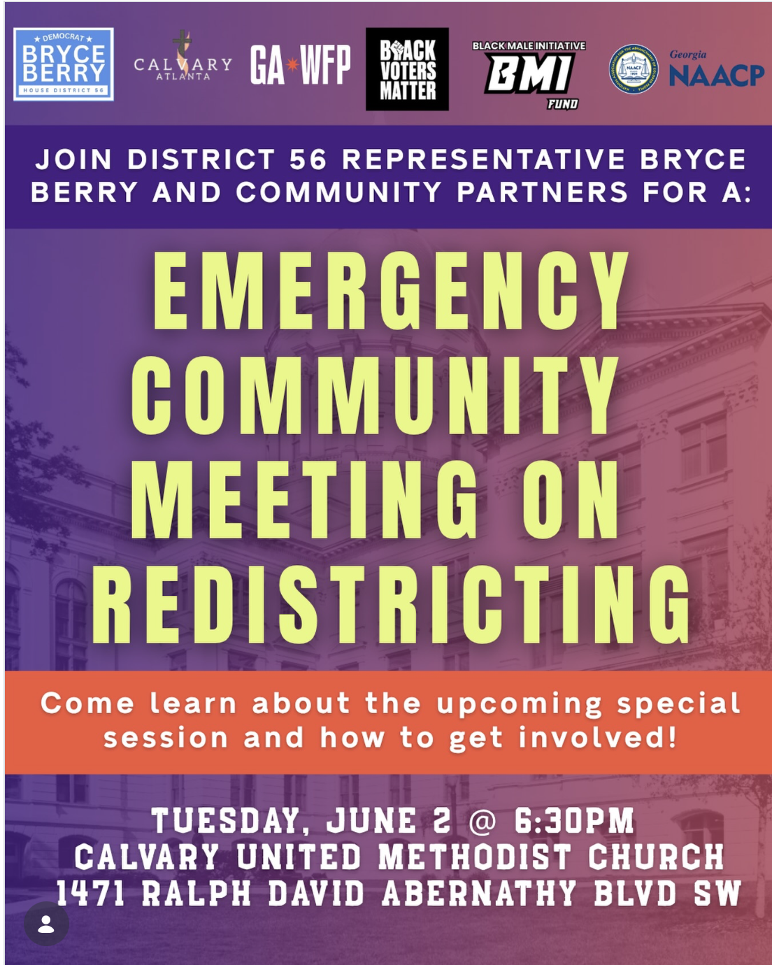 Community Meeting on Redistricting