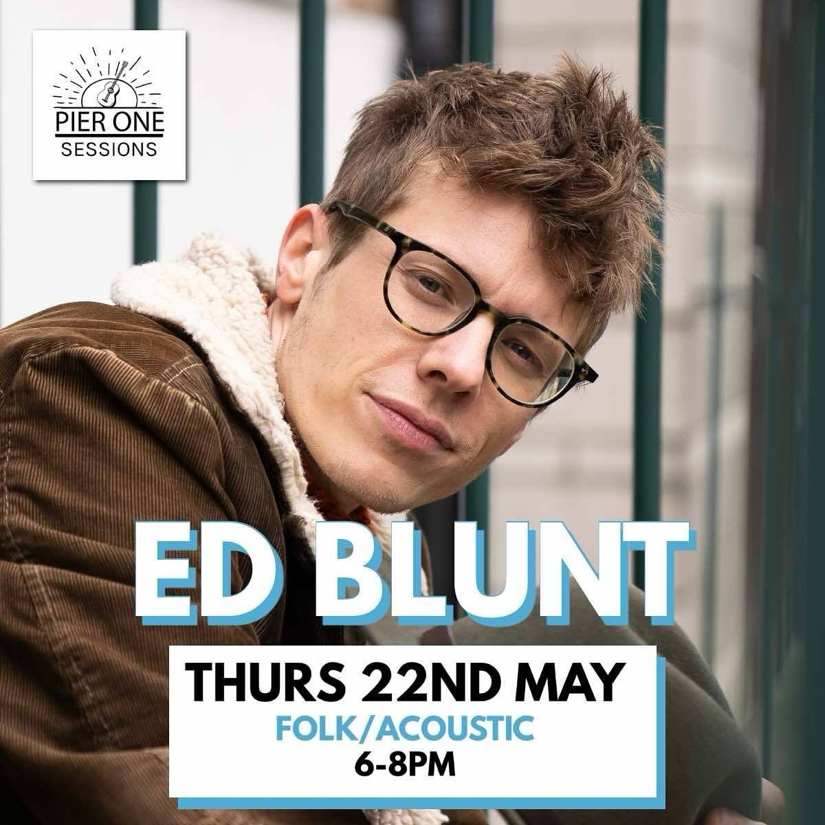 🌅🎶THIS THURSDAY: PIER ONE SESSION🎶🌅
Fancy unwinding in the sun after work? Join us this Thursday evening for a special edition of Pier One Sessions, as we welcome Ed Blunt, a gifted multi-instrumentalist and storyteller, who’s travelling a