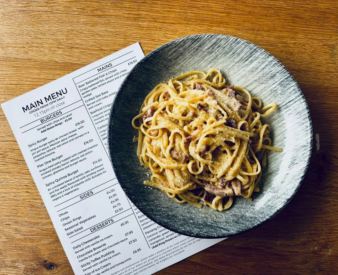 Pasta lover? We’ve got you covered! Our creamy Carbonara is the ultimate comfort dish to satisfy all your carb cravings. ๐