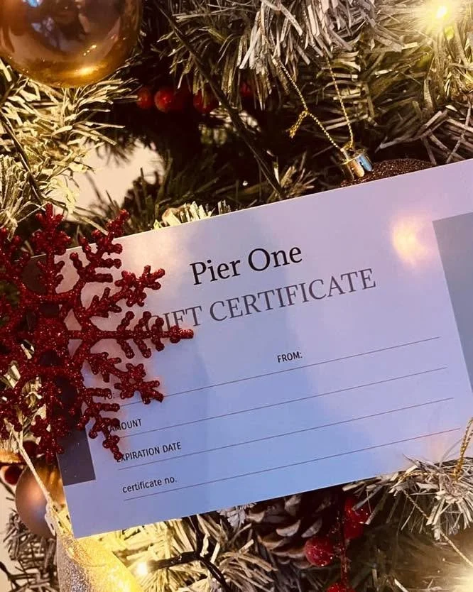 Looking for the perfect Christmas gift? 🎁
Give them something they&rsquo;ll really love, a Pier One Gift Voucher! 

Whether it&rsquo;s a cosy meal, cocktails by the sea, or a special celebration, our vouchers make gifting easy (and delicious 😋).

P