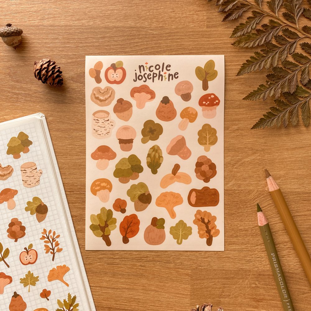 Autumn Season Washi Tape — Nicole Josephine