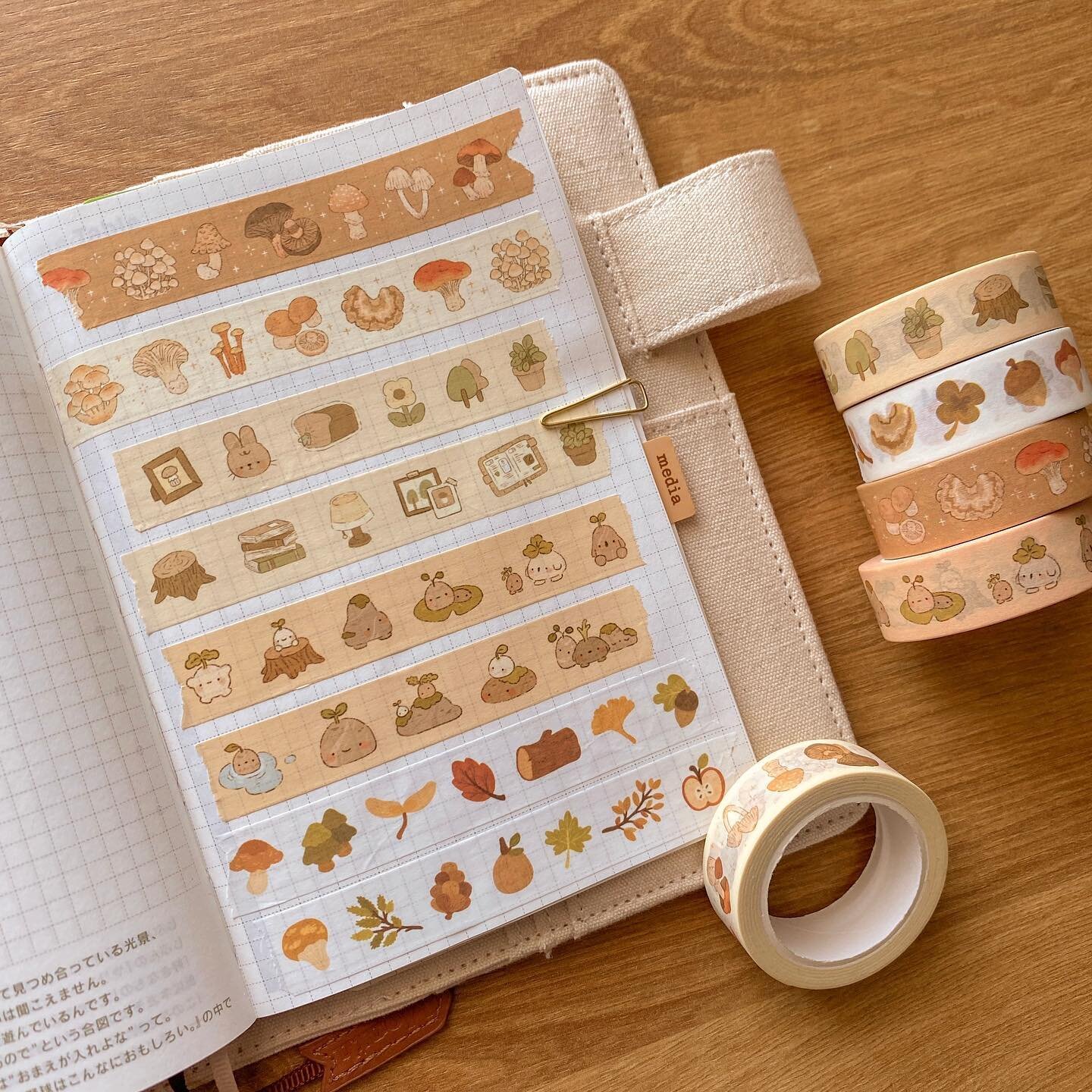 new washi tapes coming in may - which is your favourite ??🍄 i can&rsquo;t resist the mushroom tapes, i know i&rsquo;ll be using both versions all the time :-)