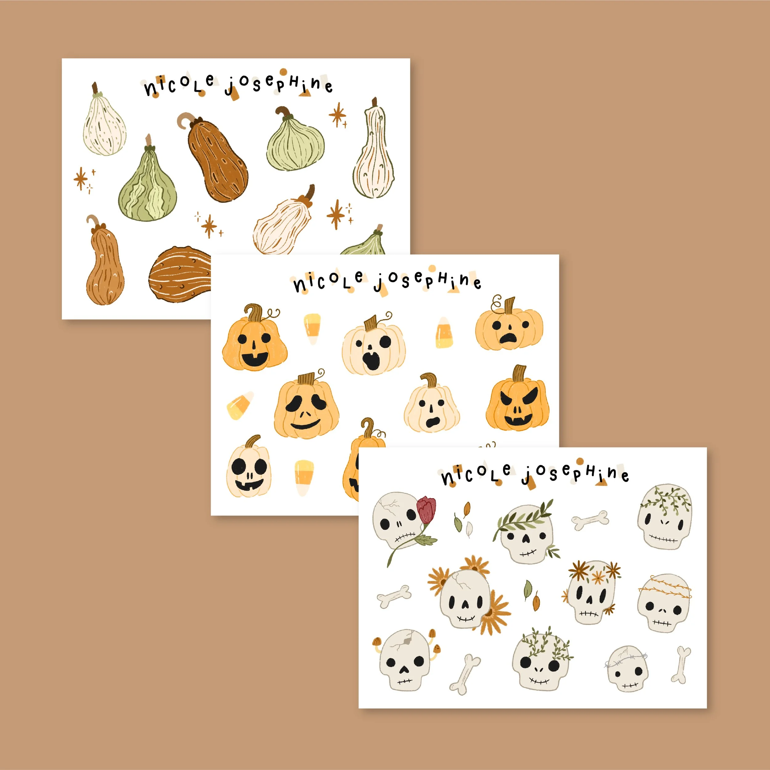 Autumn Pack - Printable/Digital Stickers