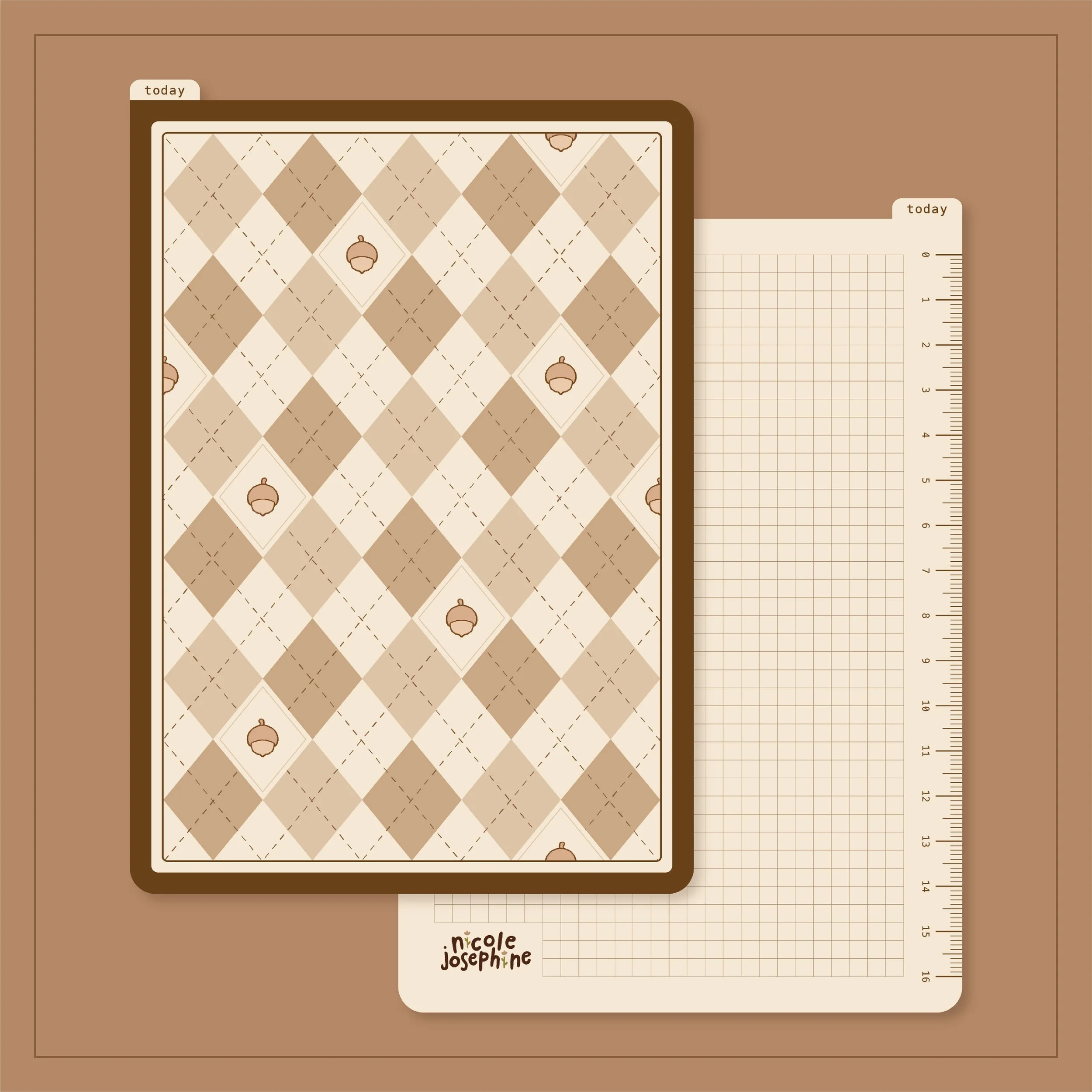 B6 Argyle Pencil Board