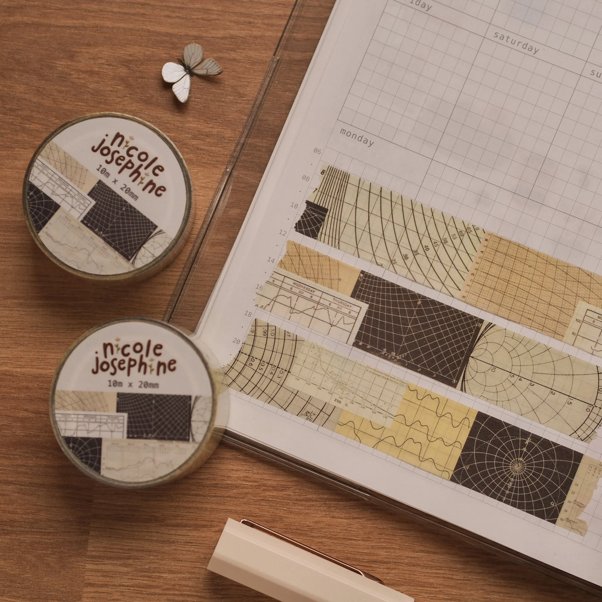 Vintage Graphs Washi Tape