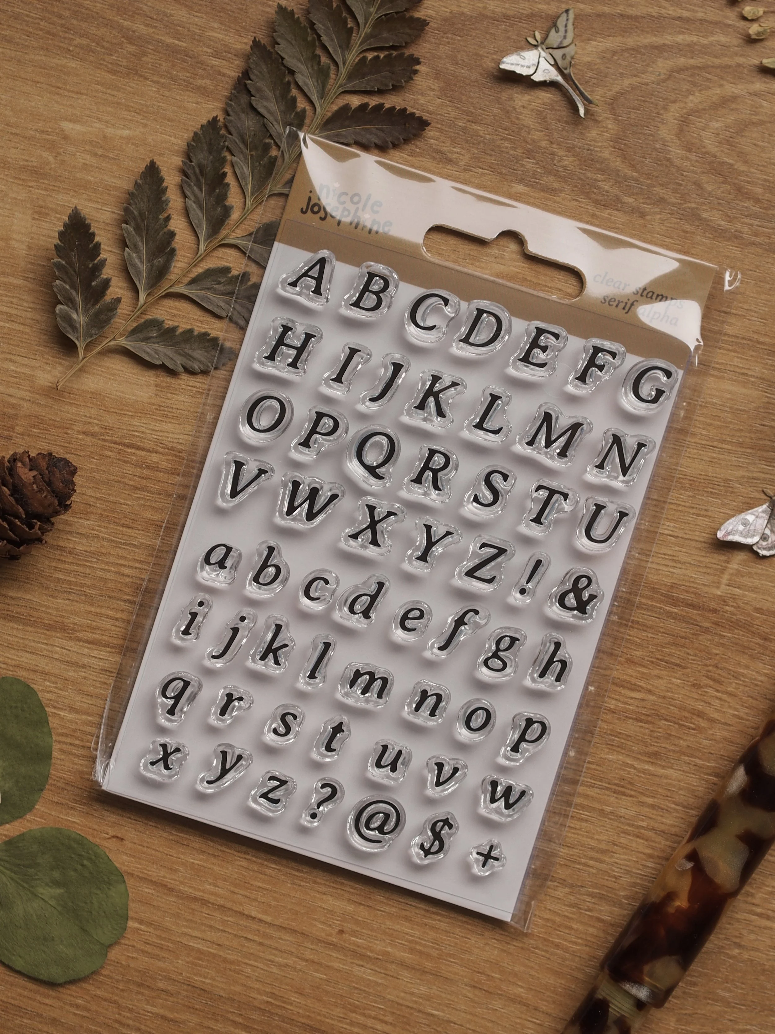 Serif Mini Clear Stamp Set