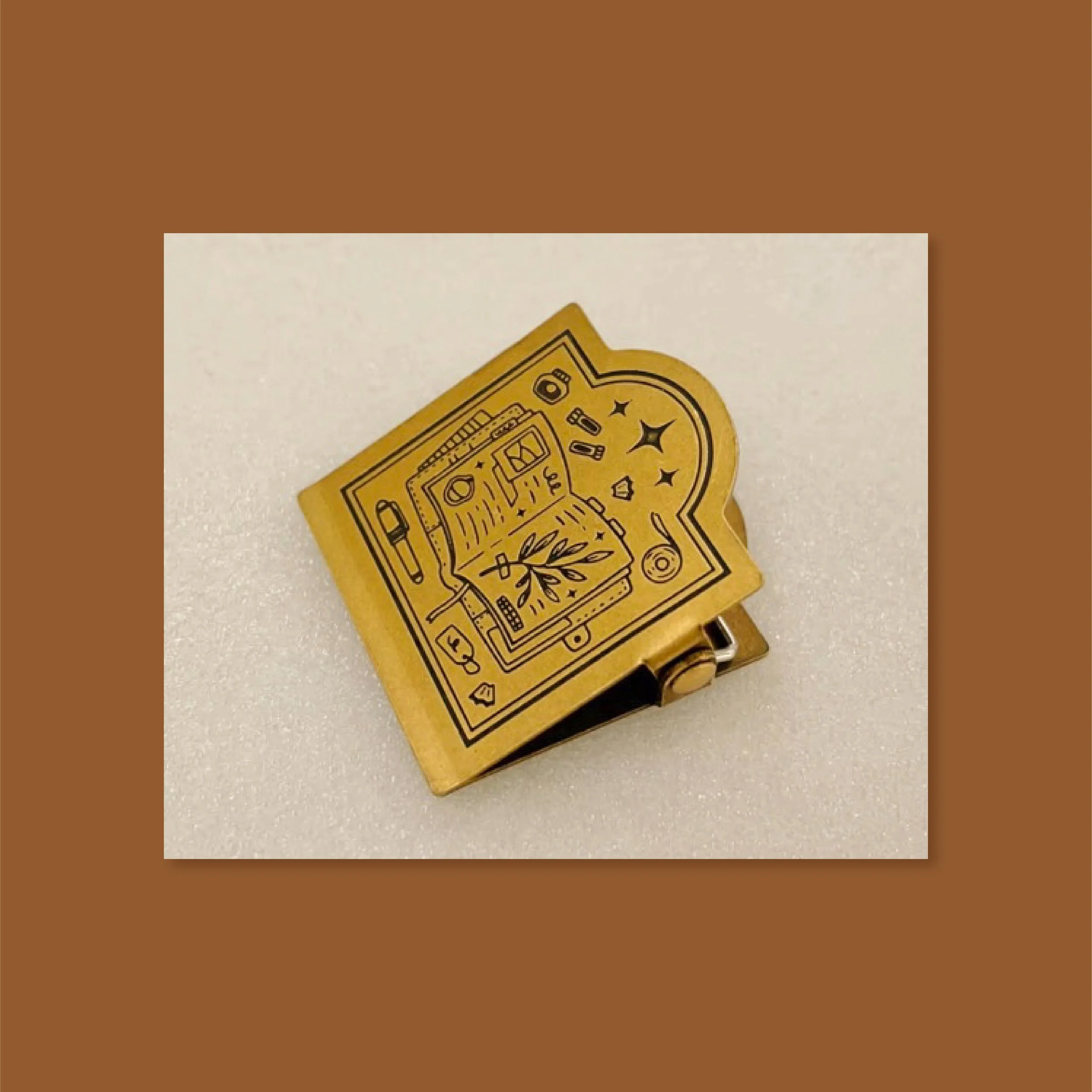 Journaling Brass Clip