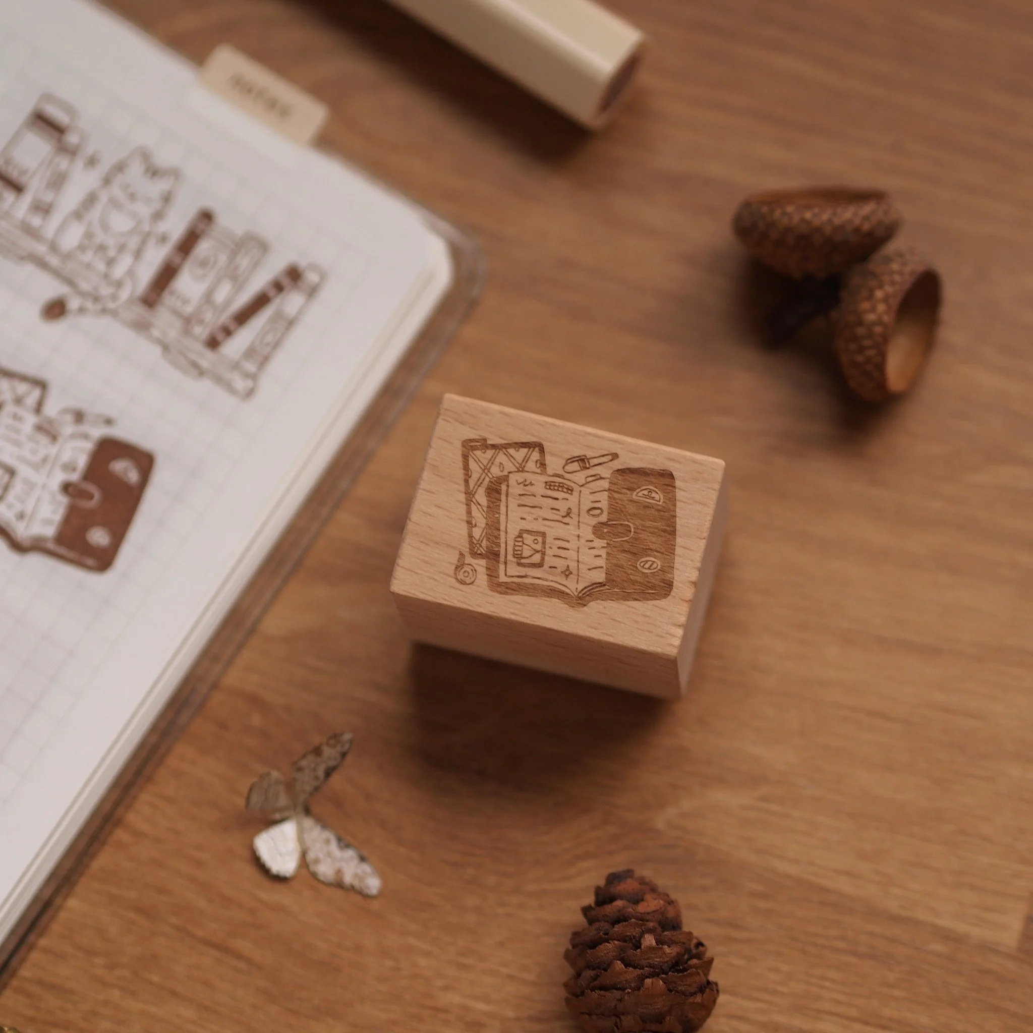 Journaling Wooden Stamp
