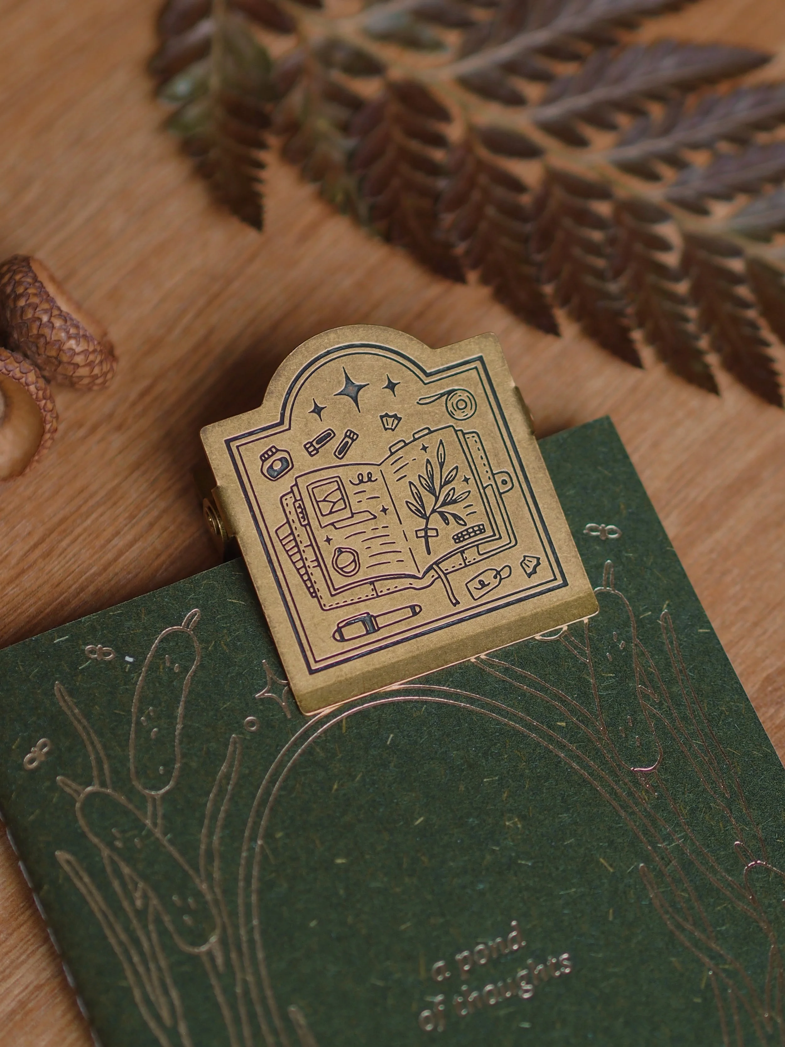 Journaling Brass Clip