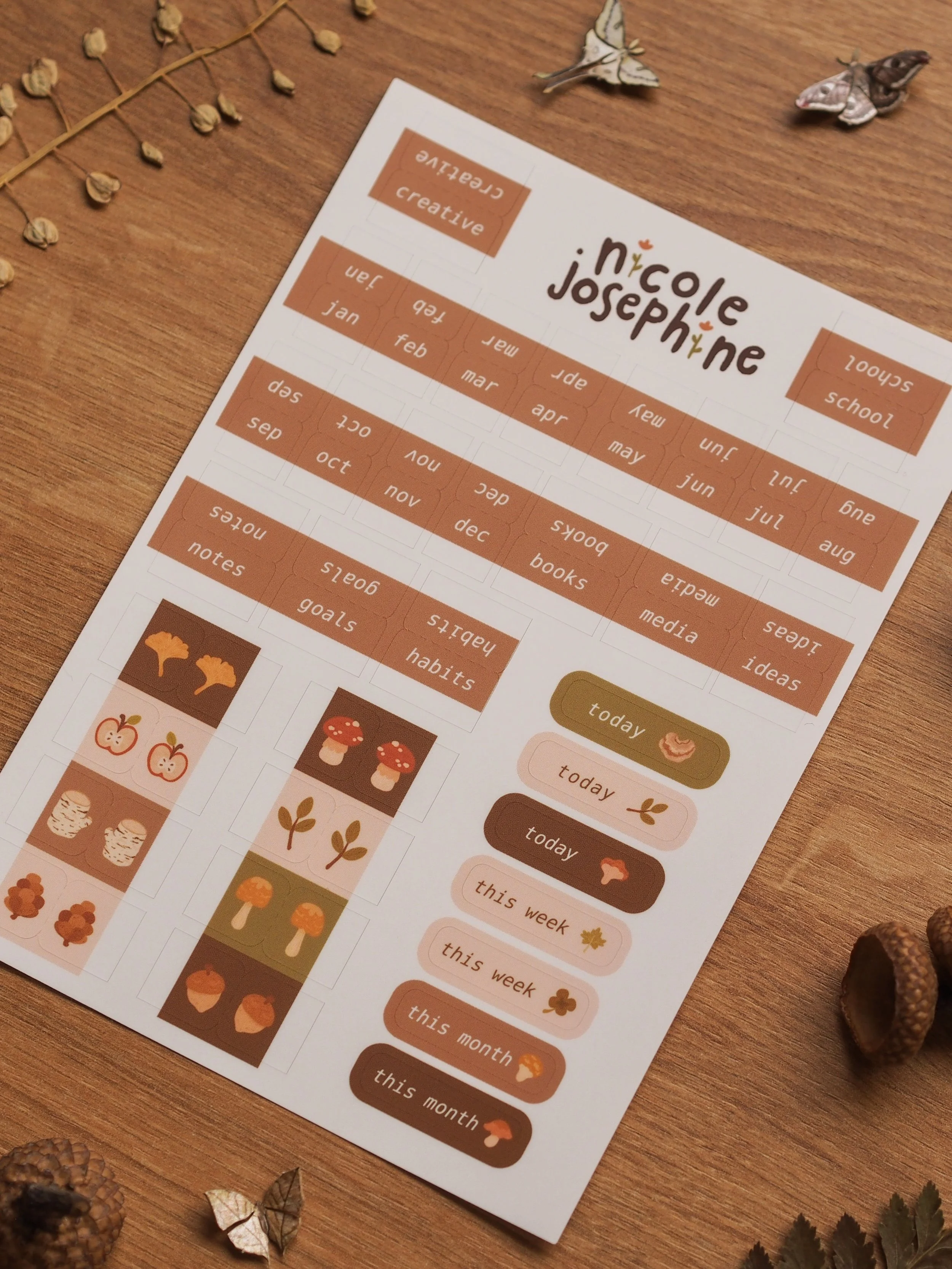 PREORDER - Tabs v.02 Sticker Sheet