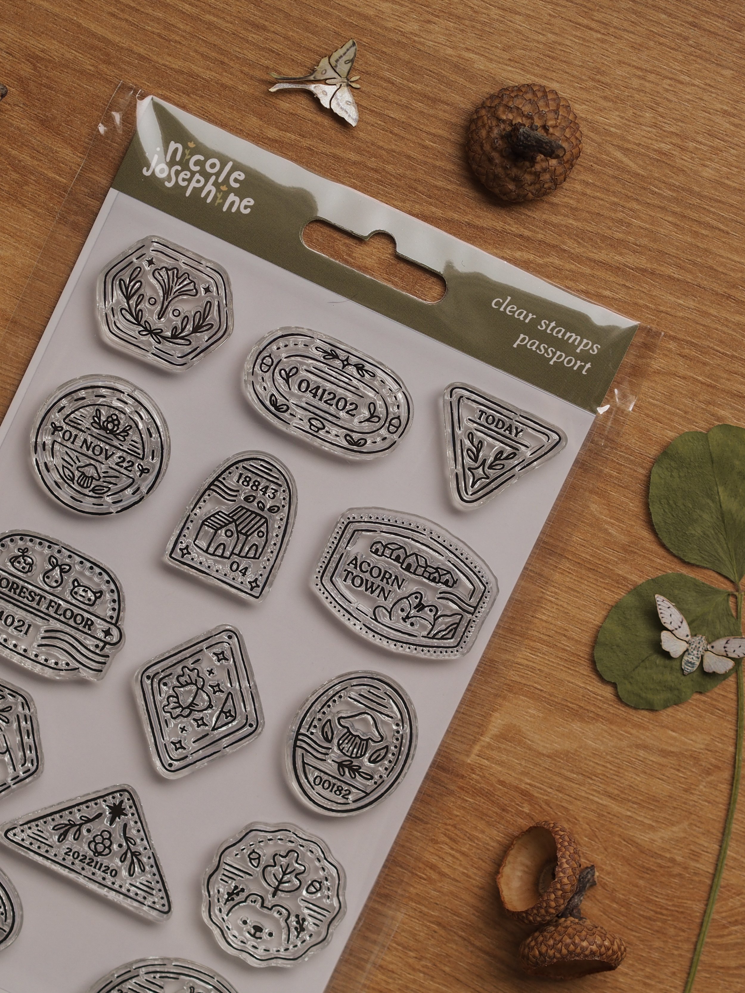 Passport Clear Stamp Set