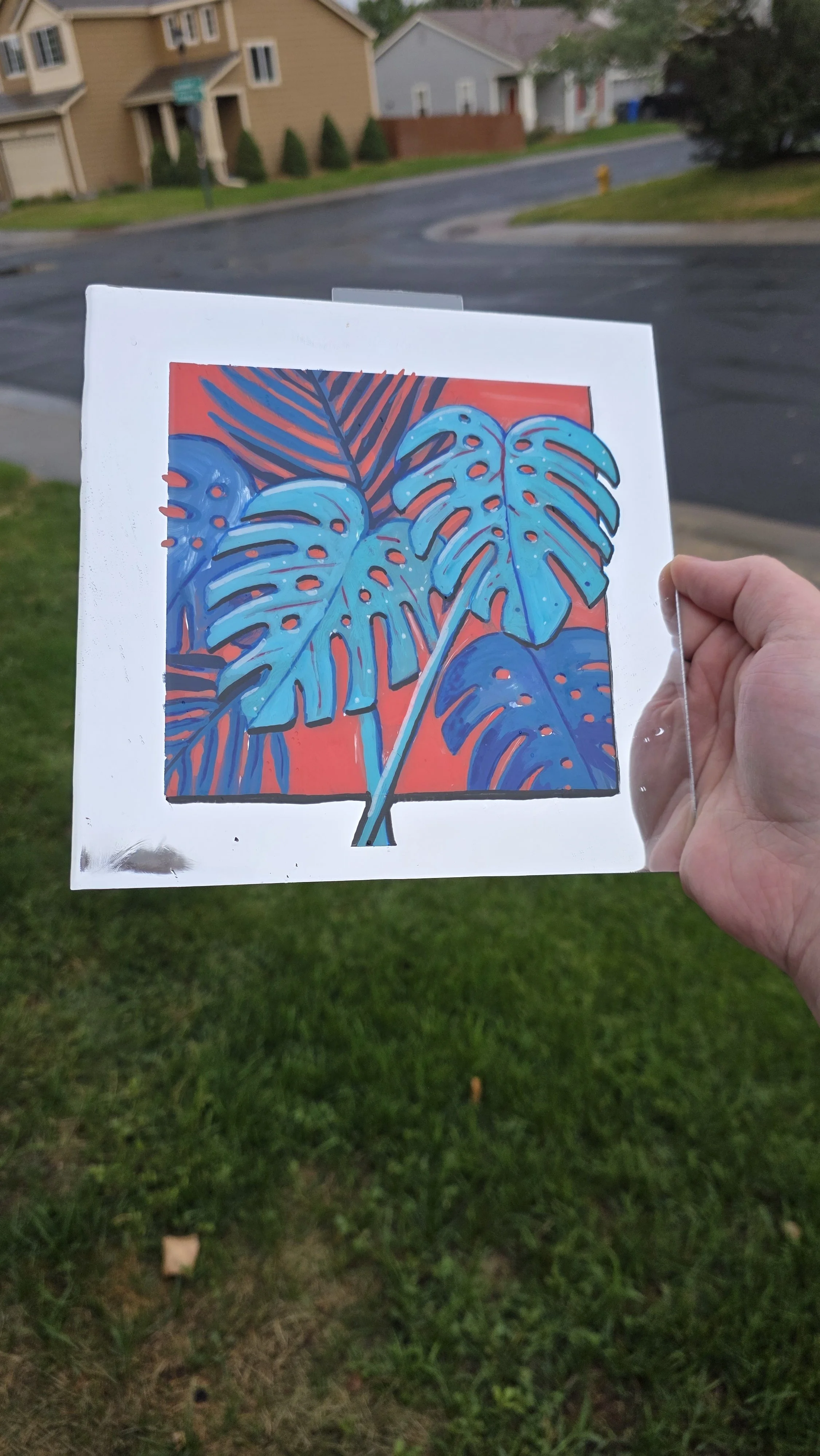 Botanical Mirror Art