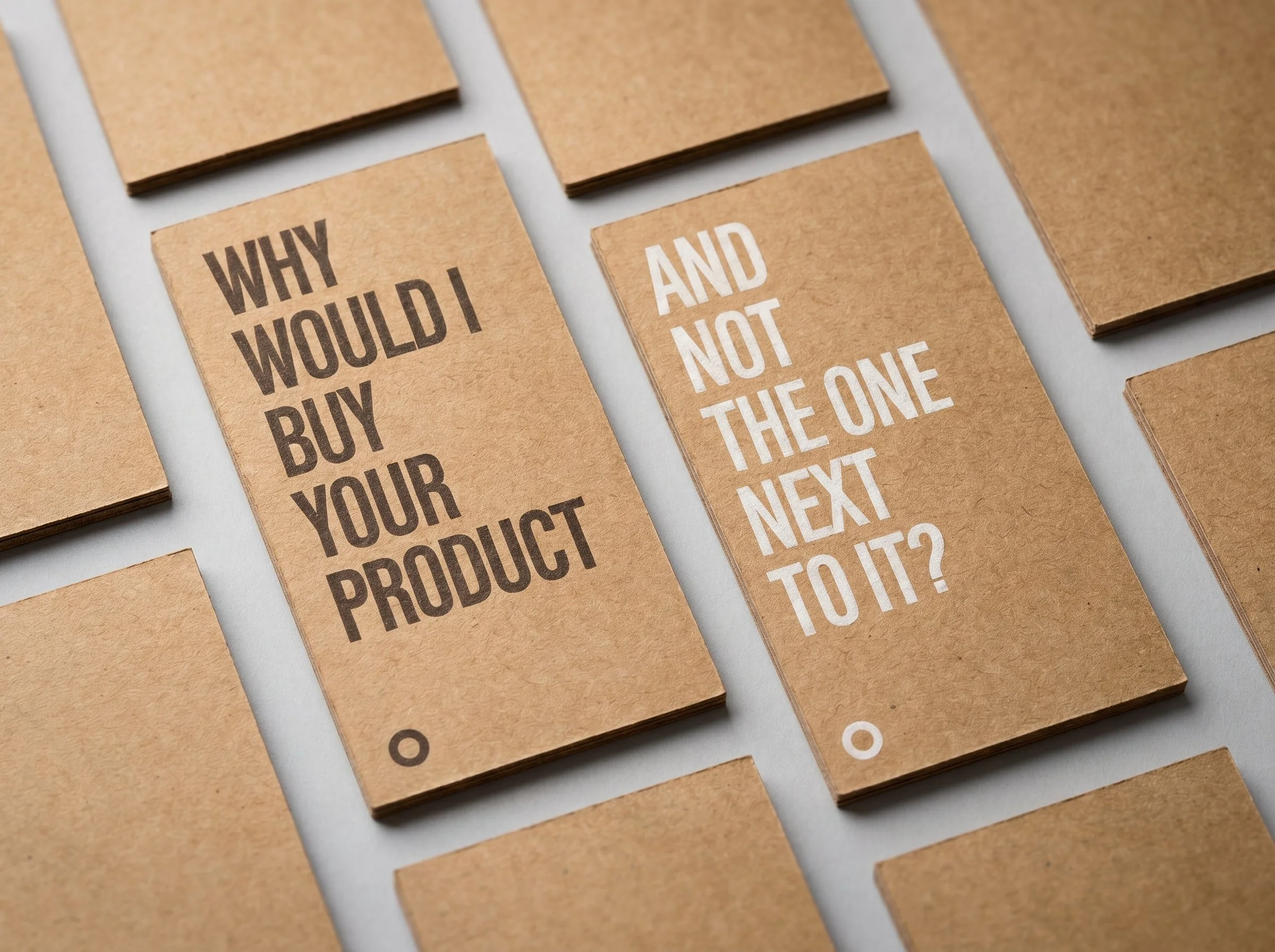 Why Would I Buy Your Product and Not The One Next To It?