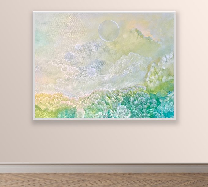 Reef Bubbles 2024
Oil on canvas
30" x 40"