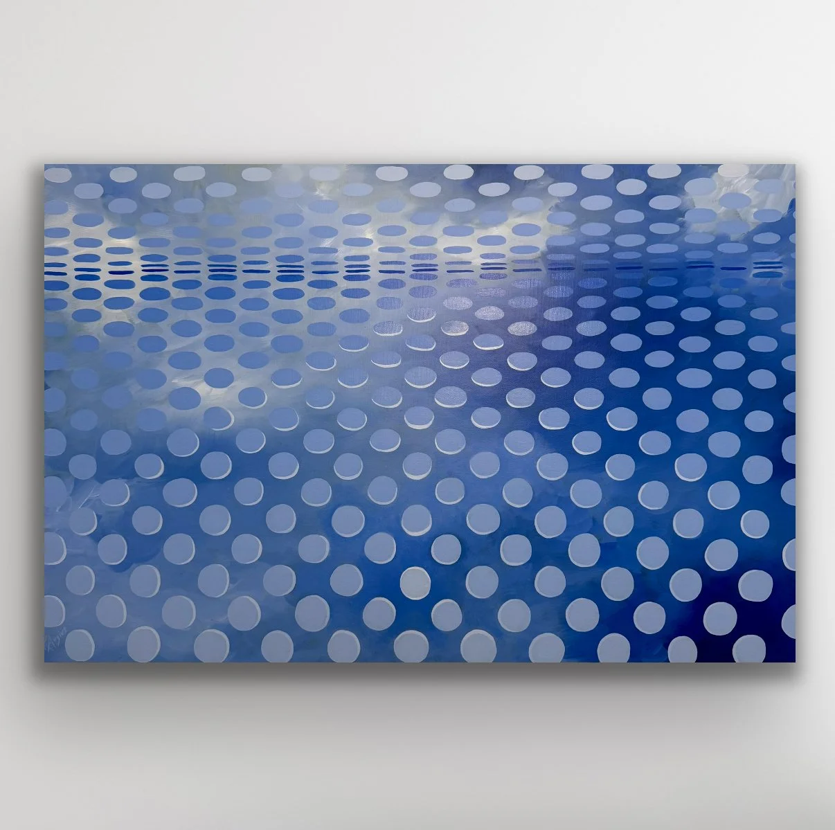 Blue Moons, Oil on canvas, 24" x 36"