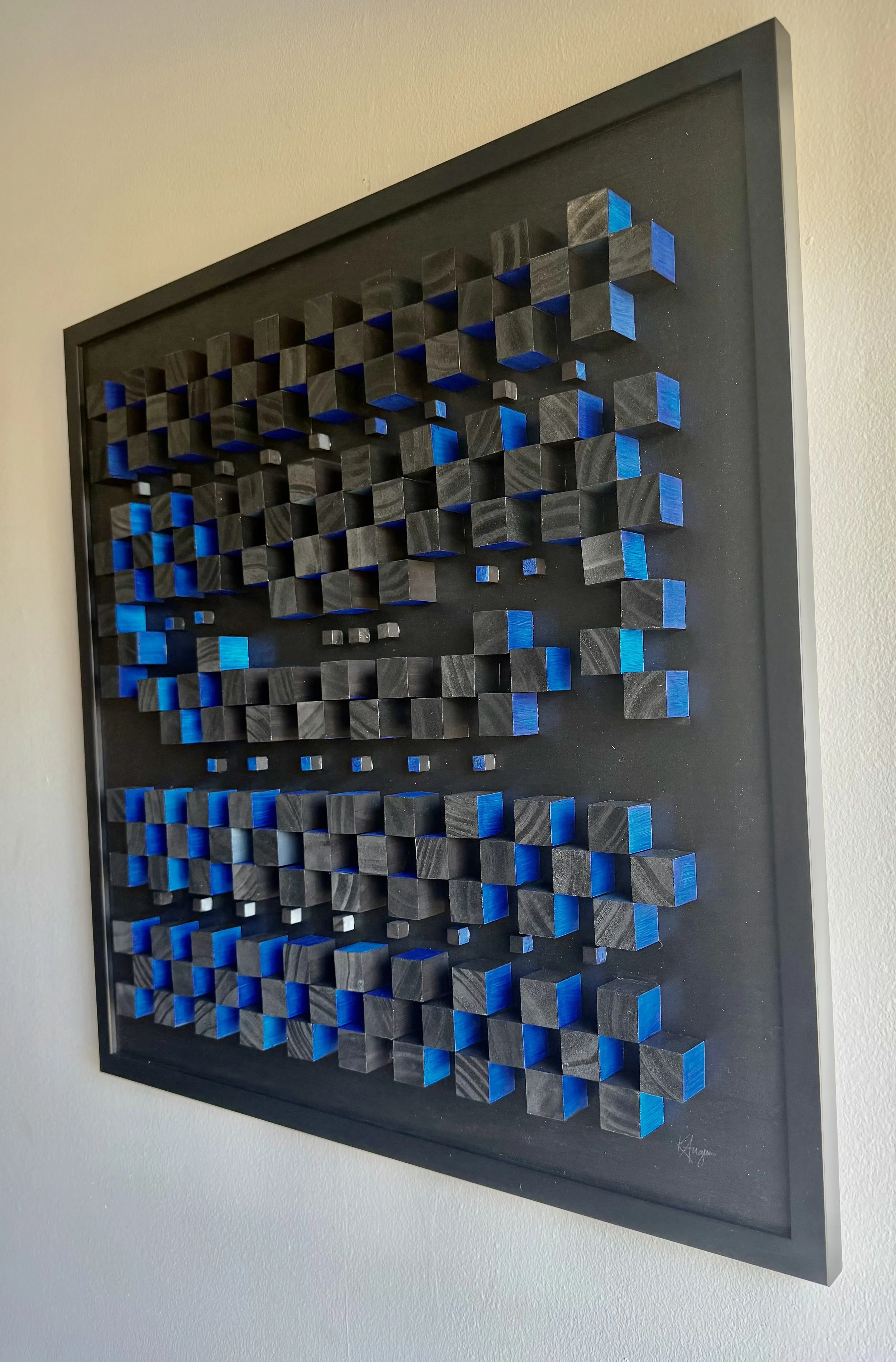 Dispersal Study 1, Painted Birchwood, 30" x 30" Price on request 