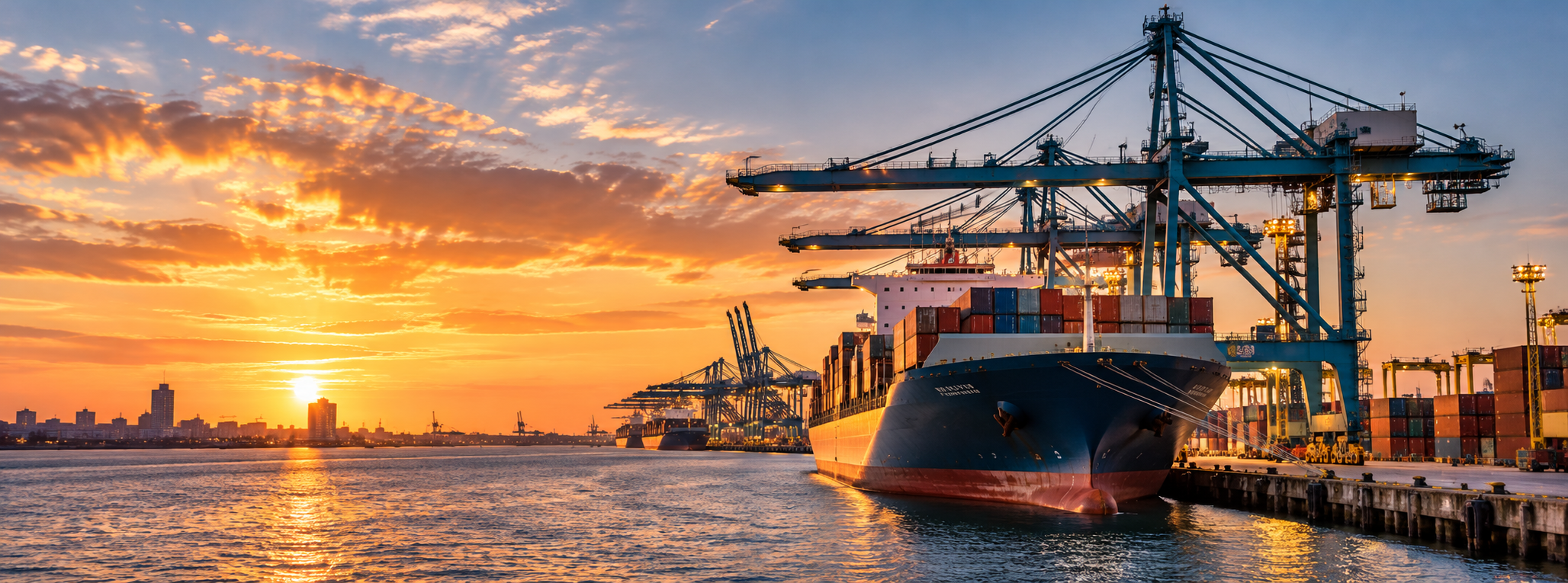 Sunset Container Port Panorama.png