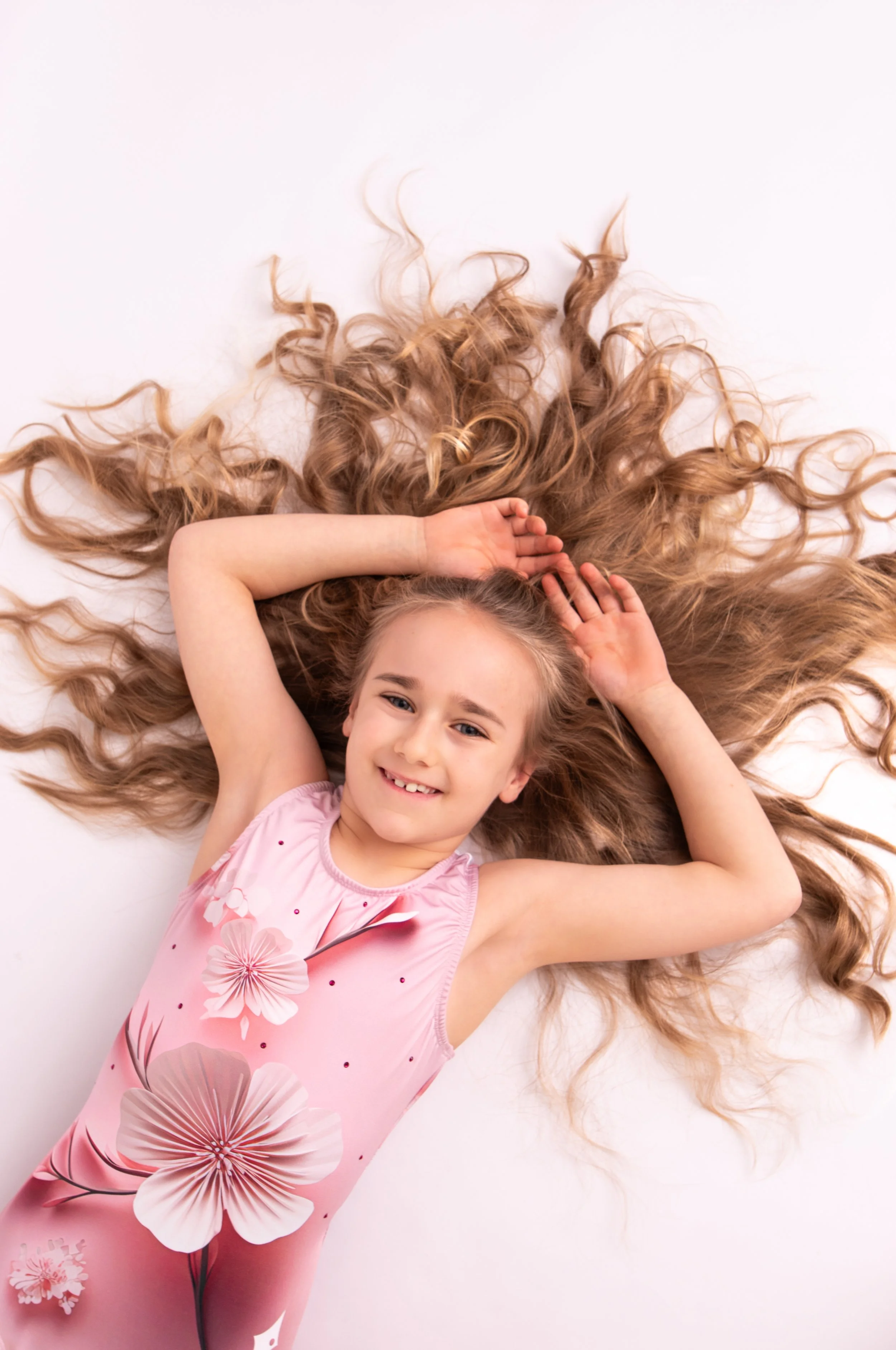 Pink Spring Blossom Gymnastics Leotard - LIMITED