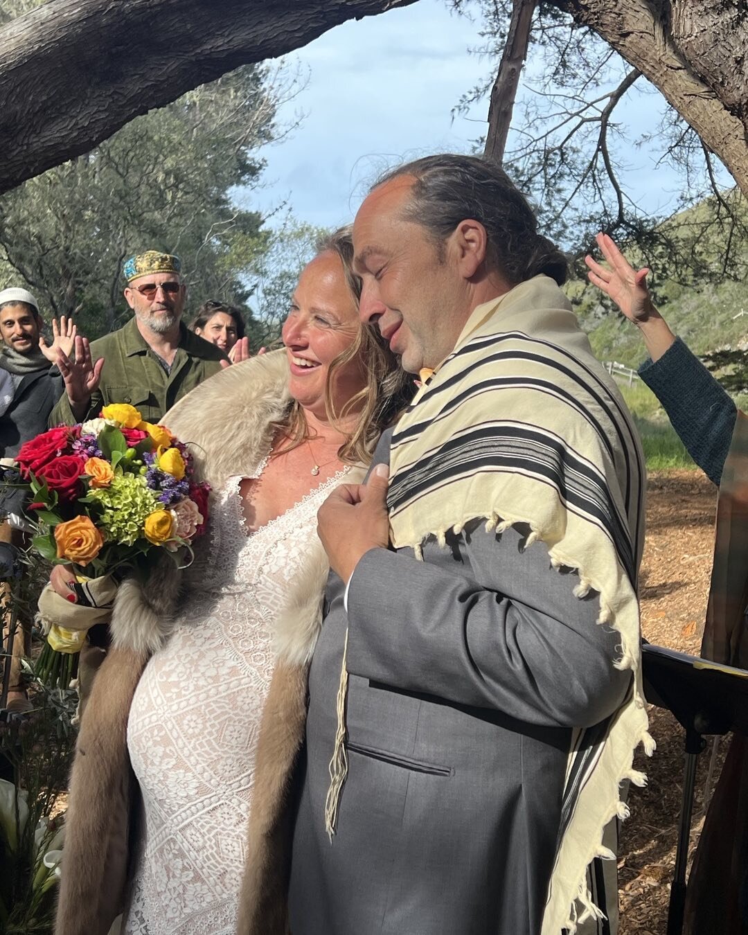 Epic wedding, an in-gathering of the Village. The Shtetl. So honored  be a shomeret (bride guard) with @shainanechama and hold a chuppah pole for beloved friend queen Jotifa @jotishephilevy and her beshert, Indra. More pics to come! #jewishwedding #f