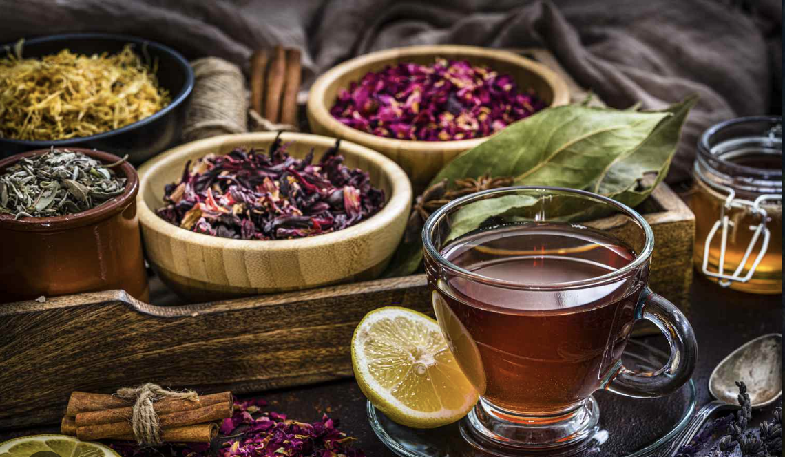 Homegrown handmade herbal tea blends