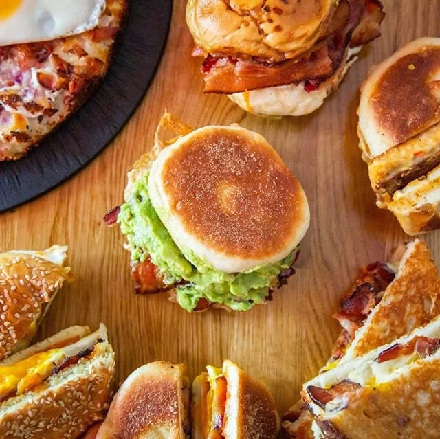 Make it a Hot Box morning with our full breakfast menu. 🤤