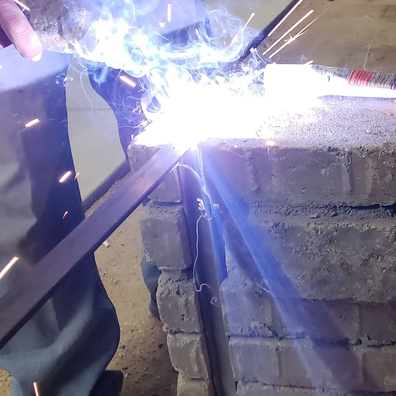 Mending the steel together