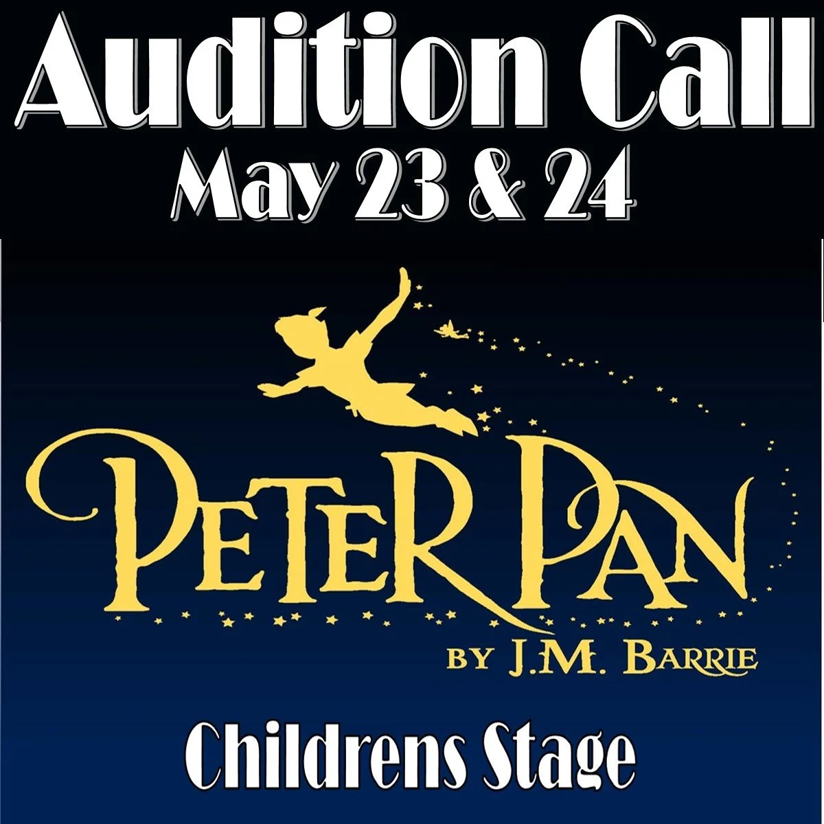 AUDITION CALL: Peter Pan