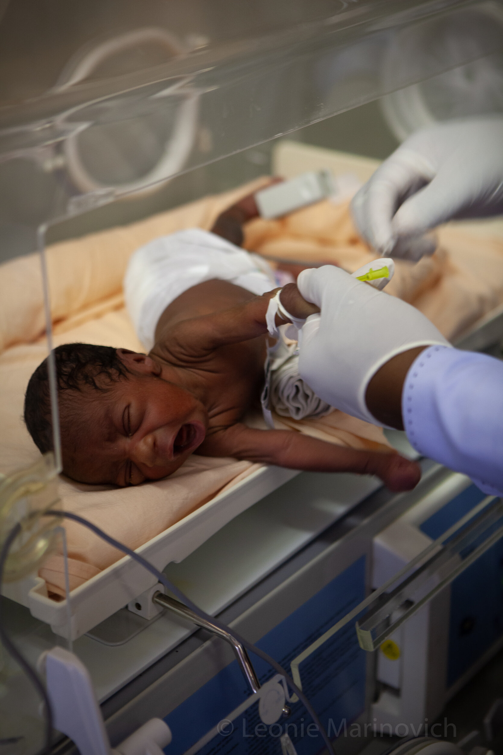 This little patient was due to be released from the High Care unit, when they unexpectedly suffered a setback in the shape of an infection.