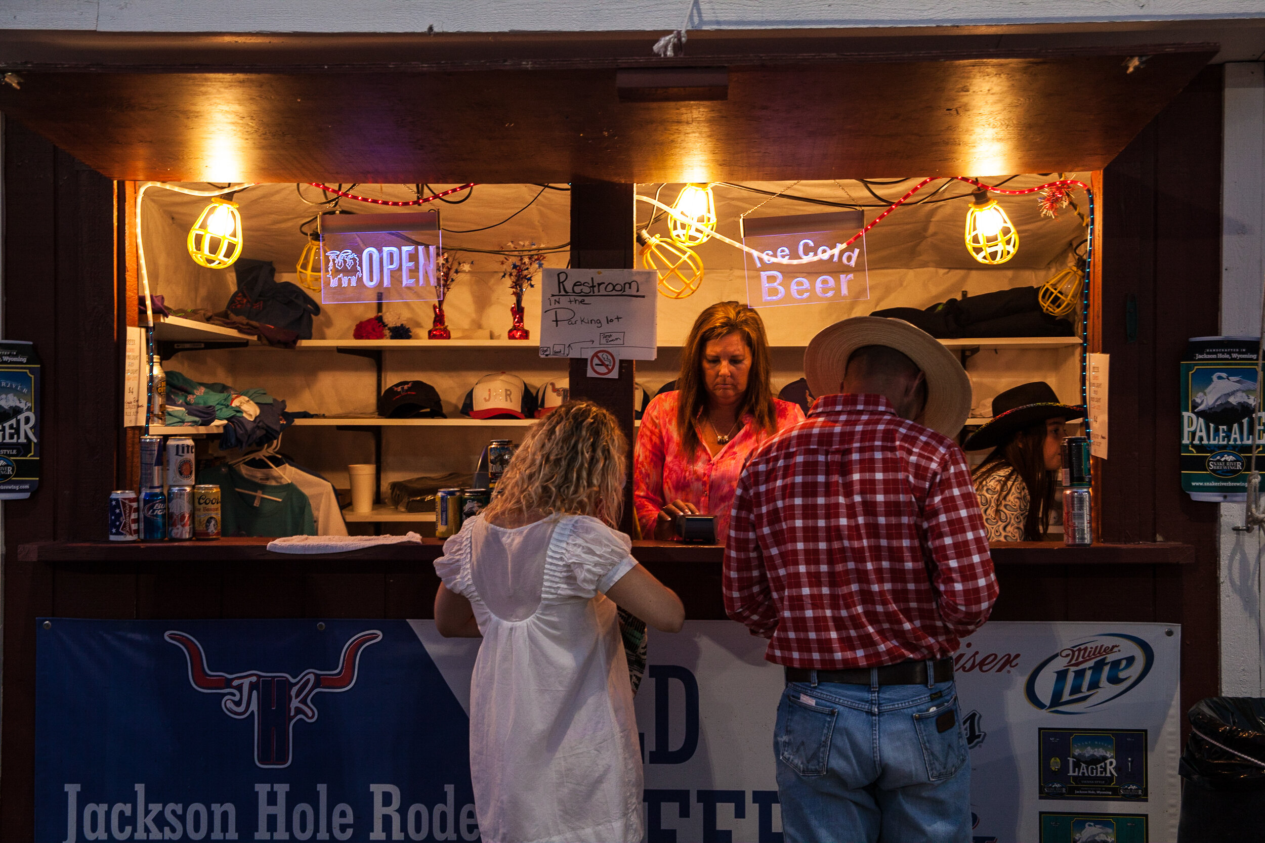  19 July 2014, Jackson Hole, Wyoming, USA. Rodeo night. 