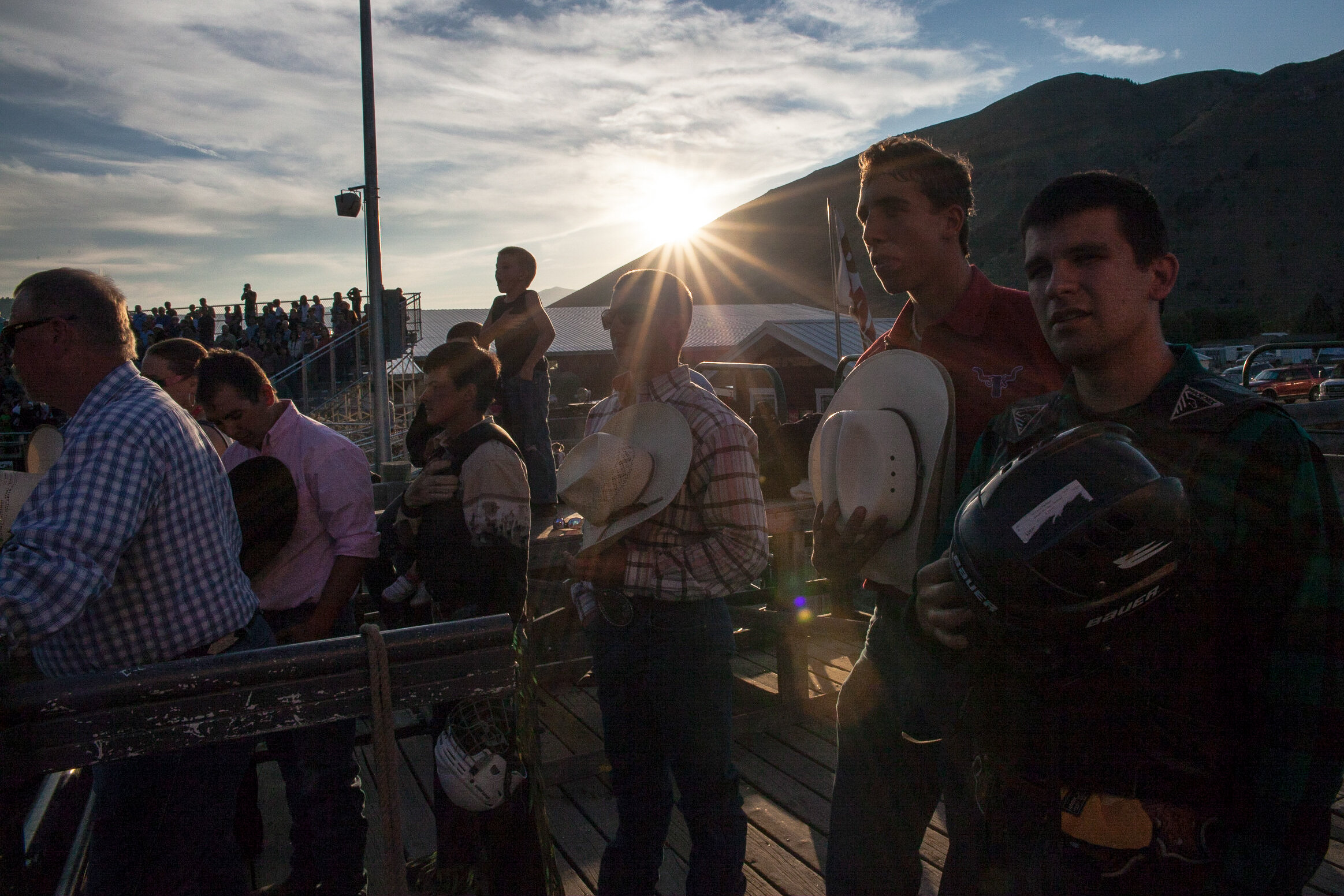  19 July 2014, Jackson Hole, Wyoming, USA. Rodeo night. 