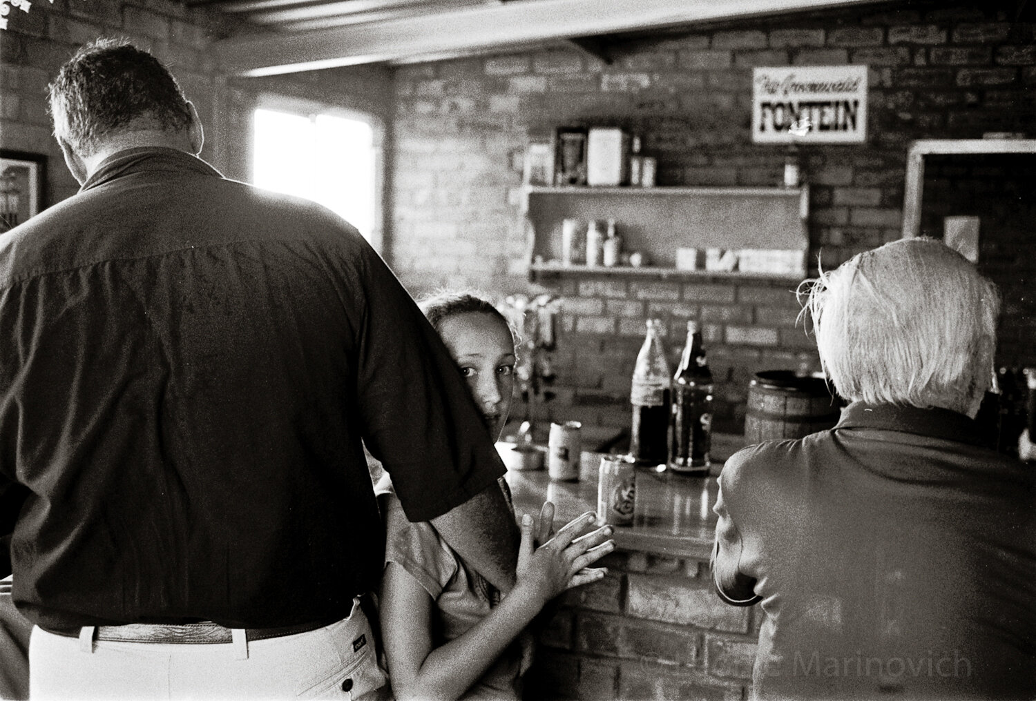  Ficksburg, South Africa.  The bar at the polo club. 