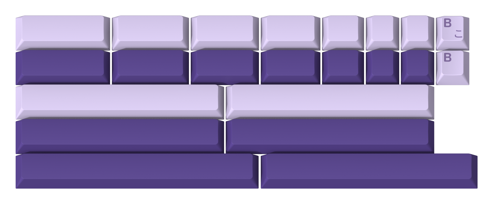 GMK Frost Witch Base Kit – Tastiere Meccaniche – Keycaps Doppio Shot SIGILLATO